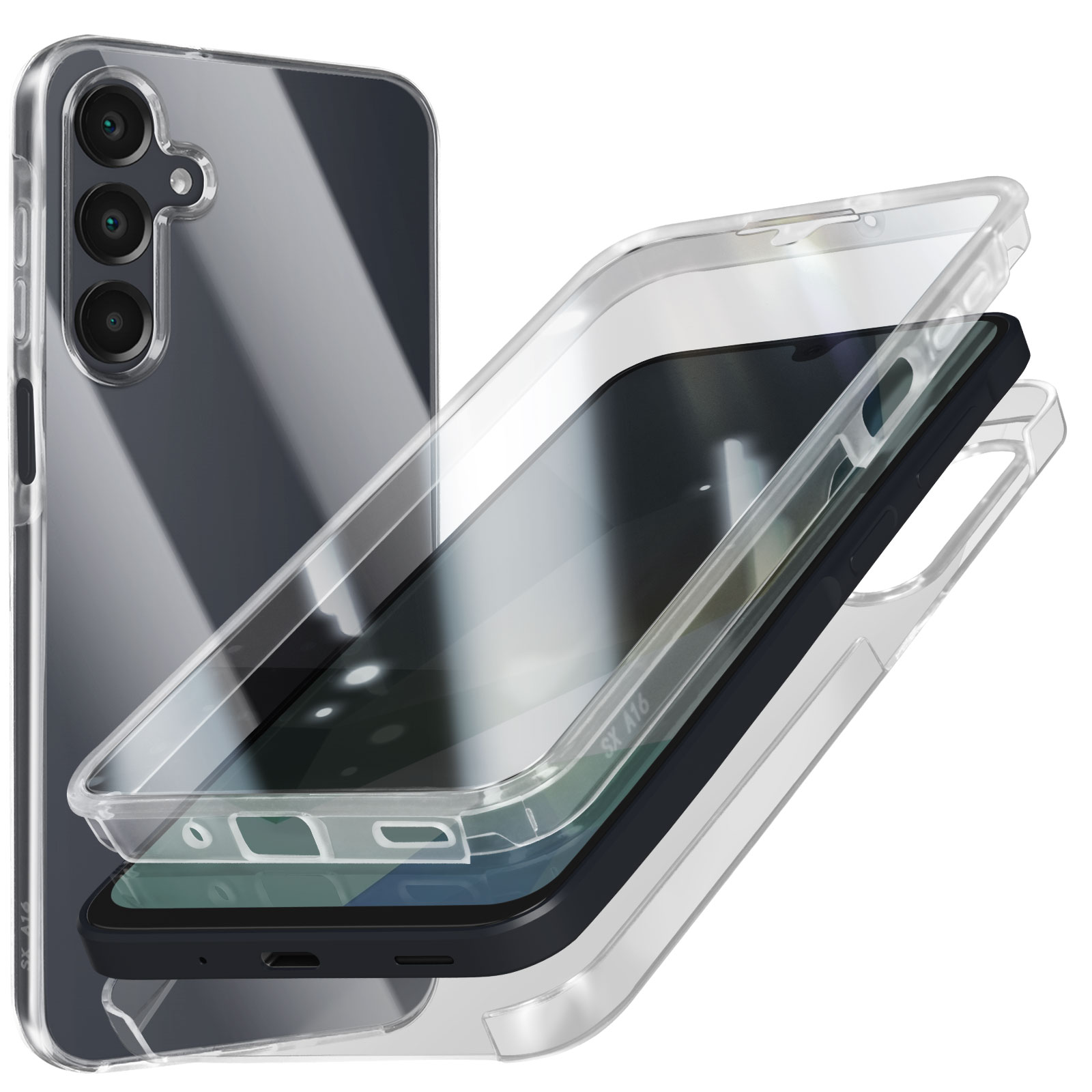 REY Cover in Gel TPU Trasparente per Sony Xperia 10 V, Ultra Sottile 0,33 mm, Morbido Flessibile, Custodia Silicone