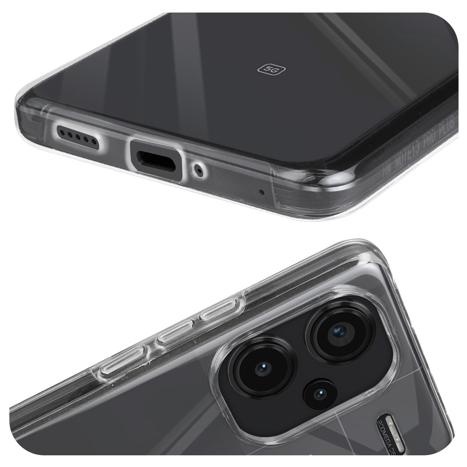 Coque Arrière Gel Silicone Transparente Pour Xiaomi Redmi Note 13 Pro 5G - Protection Souple