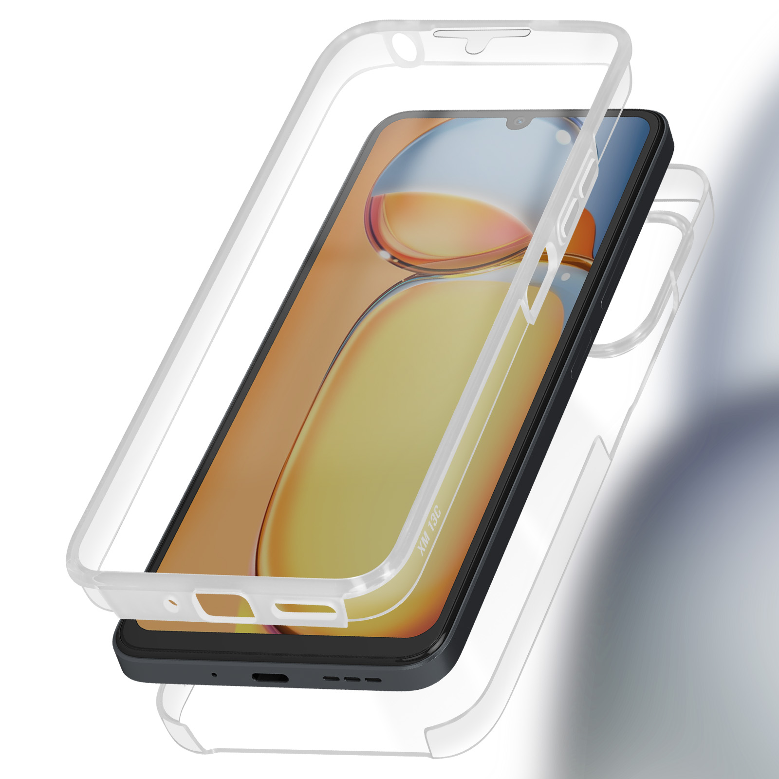 Custodia Per Xiaomi POCO C65 & Redmi 13C, Chiara IN Silicone - Foto 3