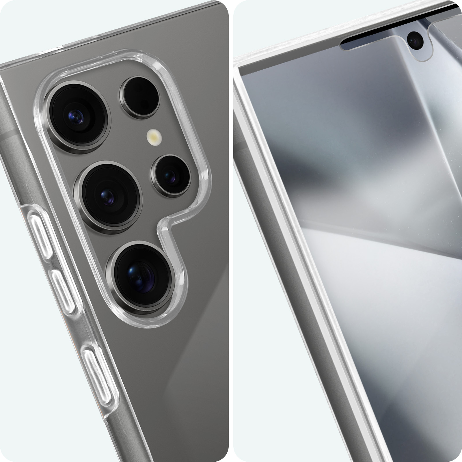 Set Protettivo Per LG Optimus Black: Custodia In Gel Trasparente + Pellicola Protettiva Per Schermo