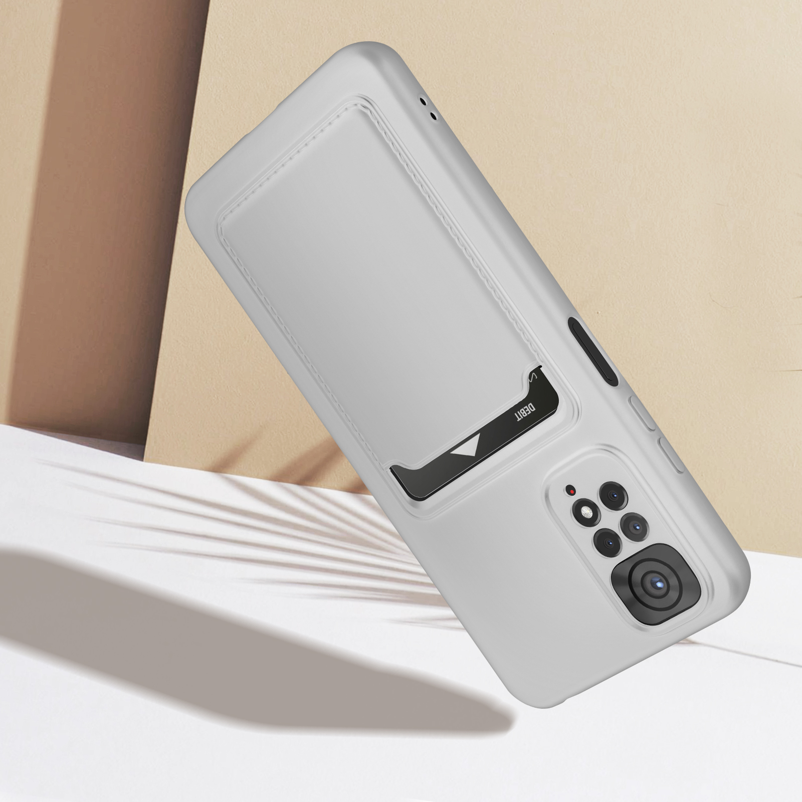 Mixroom Custodia Per Xiaomi Redmi Note 8T - Silicone TPU Con Stampa Gatto E Carta Da Regali M687