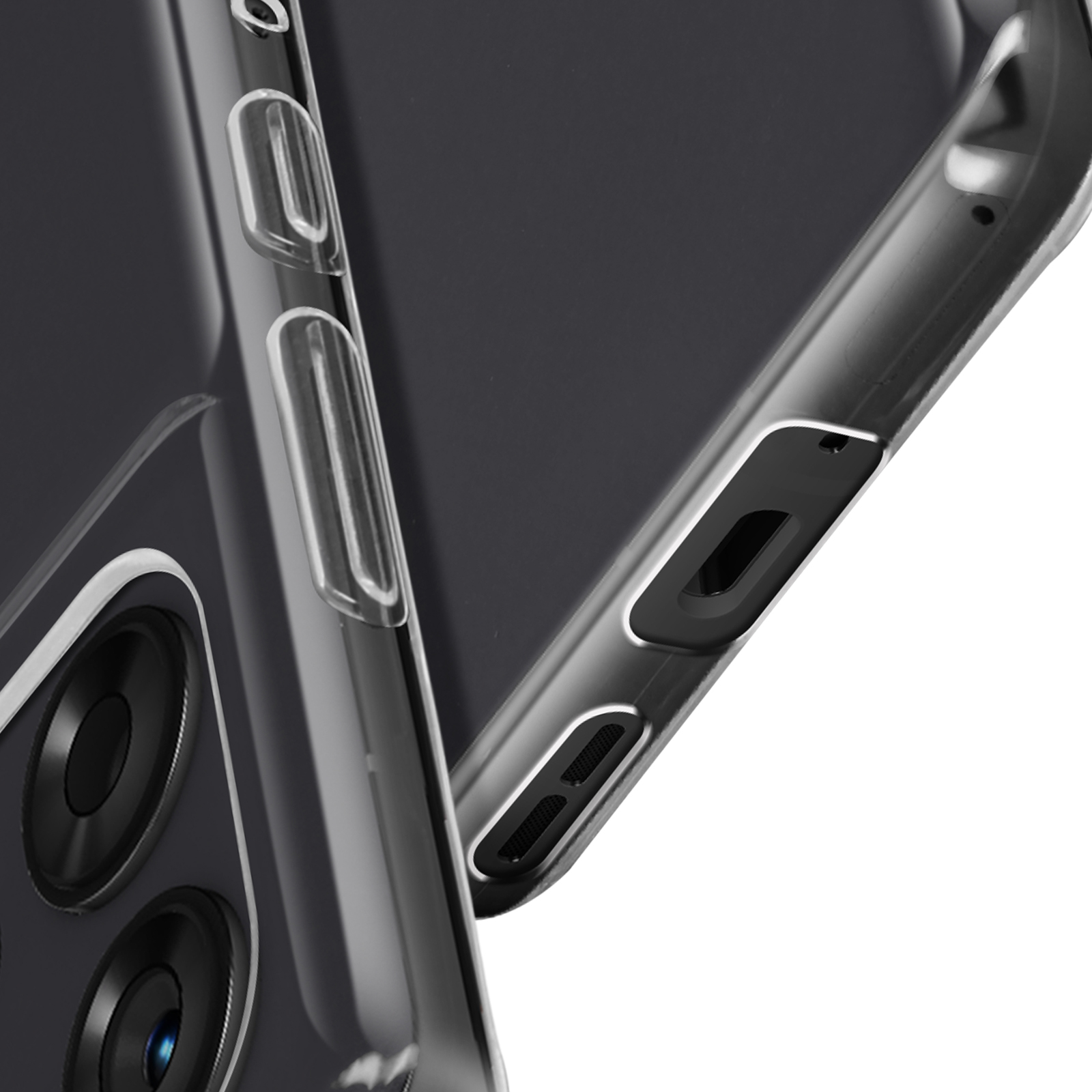 BORYA Silicone Cover per Motorola Edge 50 Neo, Morbida Setoso Tocco Ultra Sottile Antiurto Custodia, Elegante Antigraffio Premio TPU Caso con Fodera Microfibra. Nero