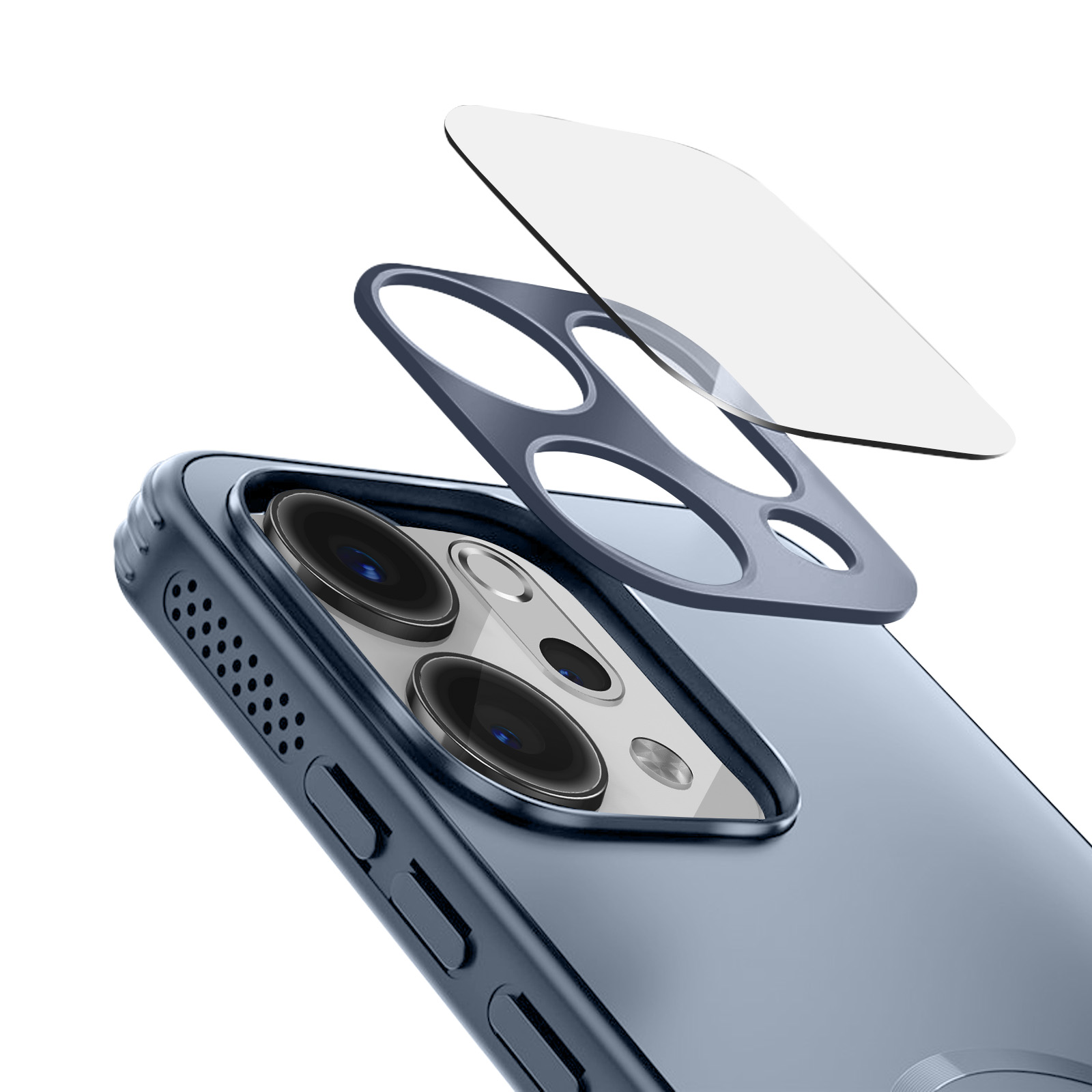 ILING Cover per OPPO Reno 12 Pro 5G, Compatibile con la
