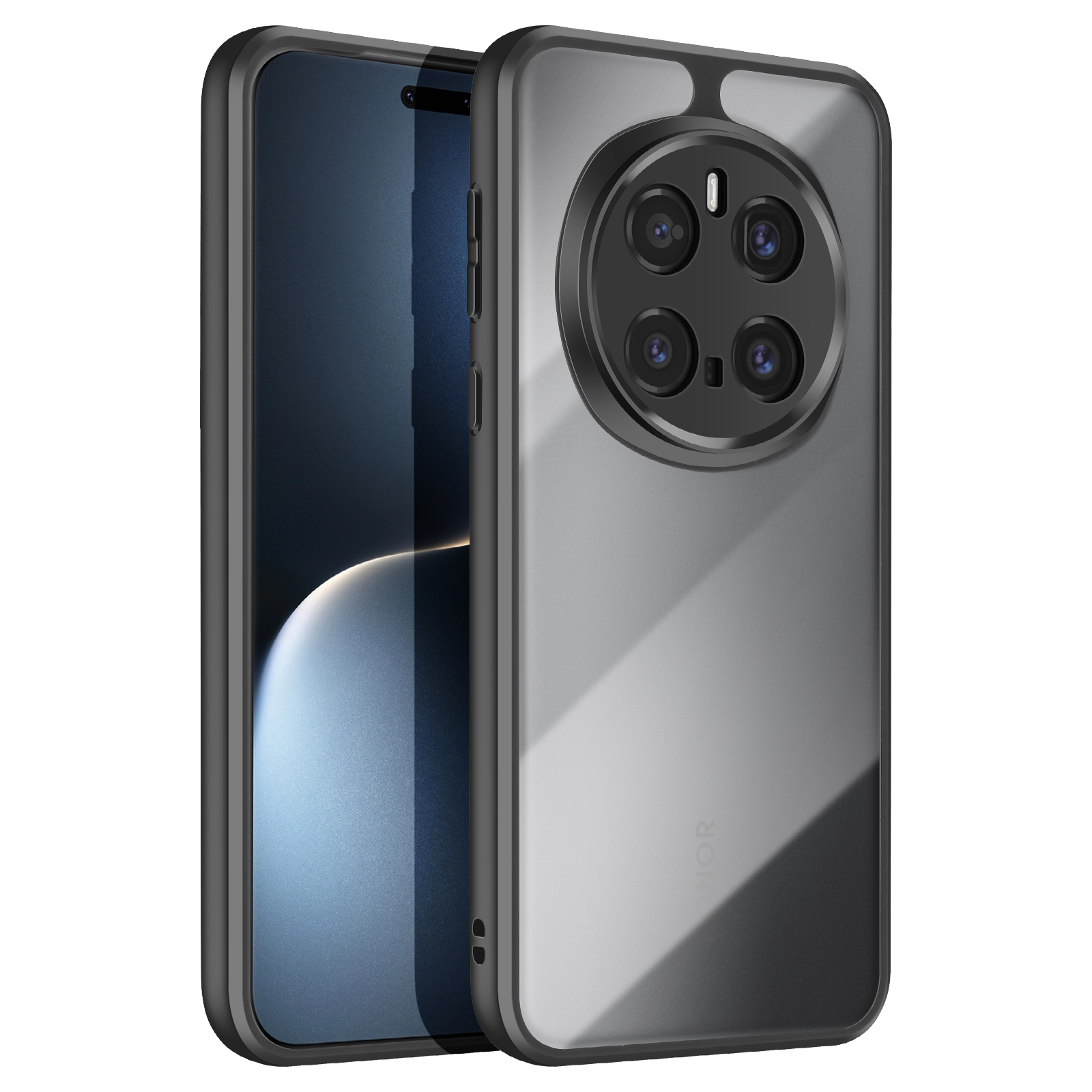 XINYEXIN Cover Trasparente Per Sony Xperia 5 V – Custodia Antiurdo TPU Antigiallo, Morbida E Sottile, Blu