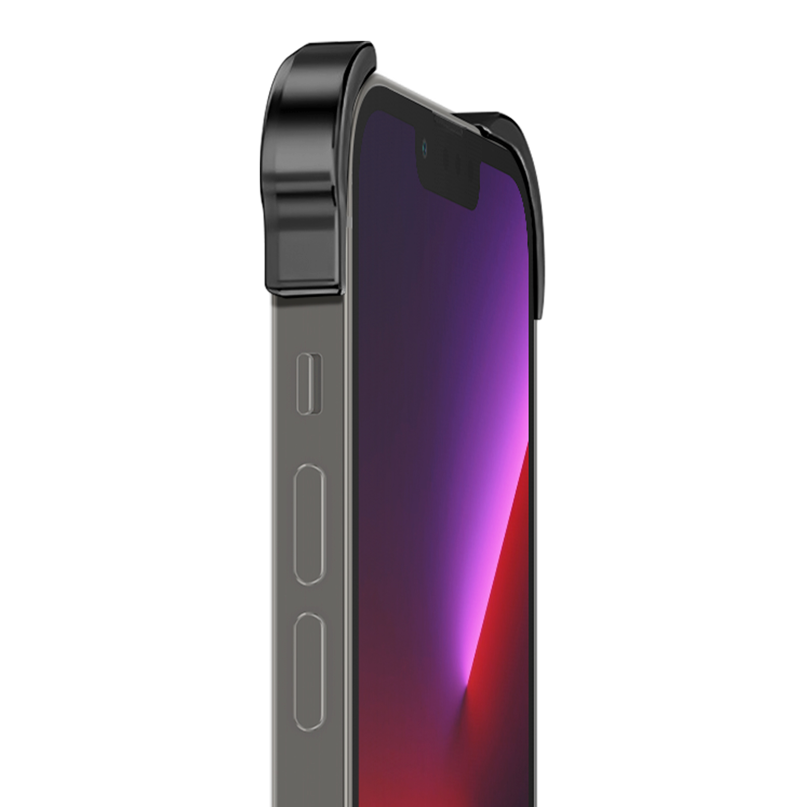 SORAKA Cover per iPhone 13 Pro Max con anello e copertura per