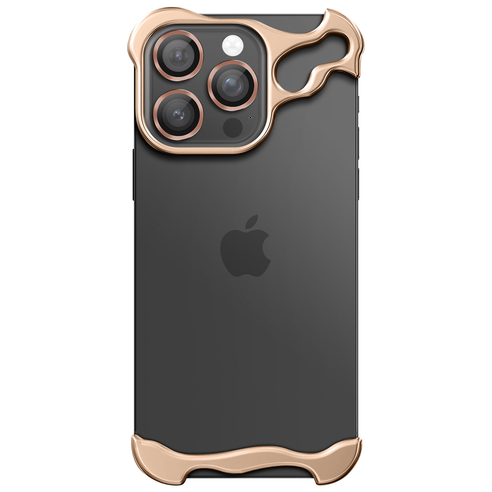 TIIXXA Custodia opaca per iPhone 16 Pro da 6,3 pollici, protezione antiurto contro le cadute, cover posteriore traslucida satinata, anti-impronte (trasparente