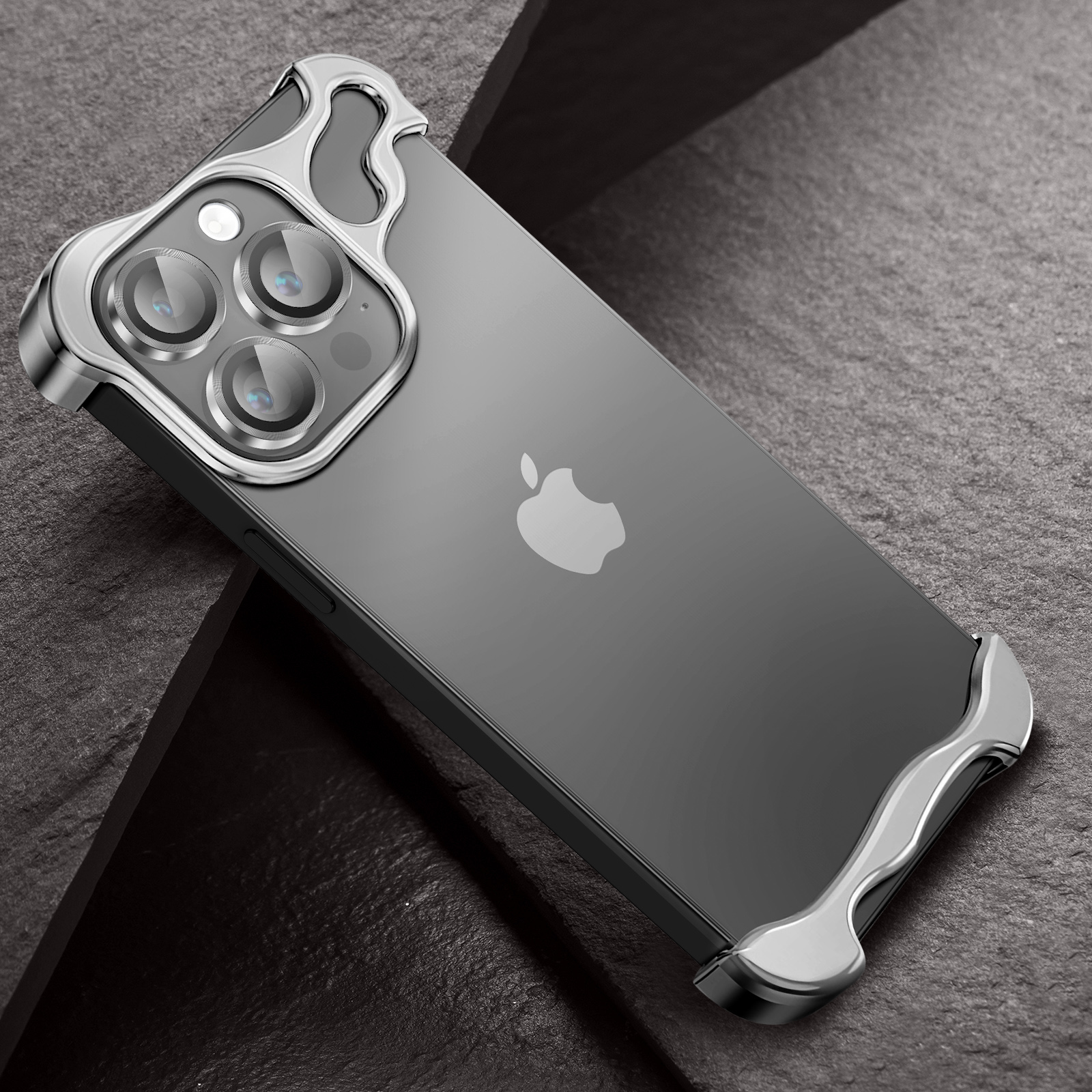 Cover Per IPhone 14 Niunisi Viola Notte, Traslucida Opaca Con Vetro Temperato E Protezione Fotocamera, Antishock Sottile