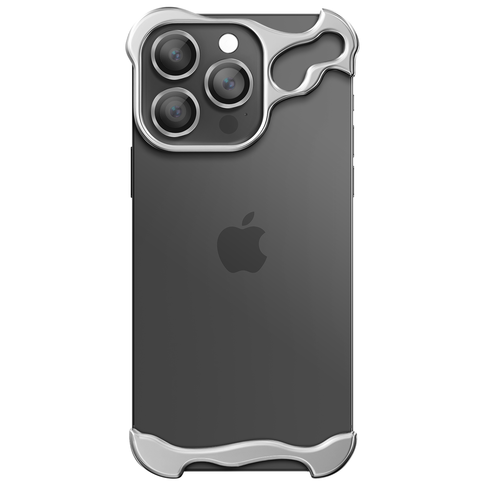 Cover IPhone 14 Trasparente Custodia Telaio Metallo Per IPhone 11-16 Pro Max, Antishock, In Alluminio E Silicone Cover IPhone 13 Trasparente - Foto 7