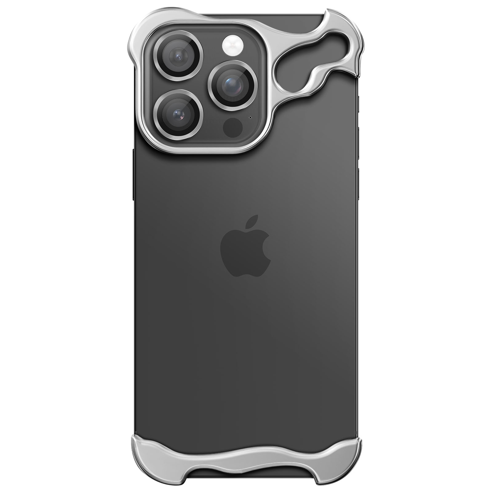 Custodia Per IPhone 16 Pro Max Con Magneti - Effetto Metallico Lucido, Design Onde, Bordo Rialzato Protezione Obiettivo - Ricarica Wireless - 2