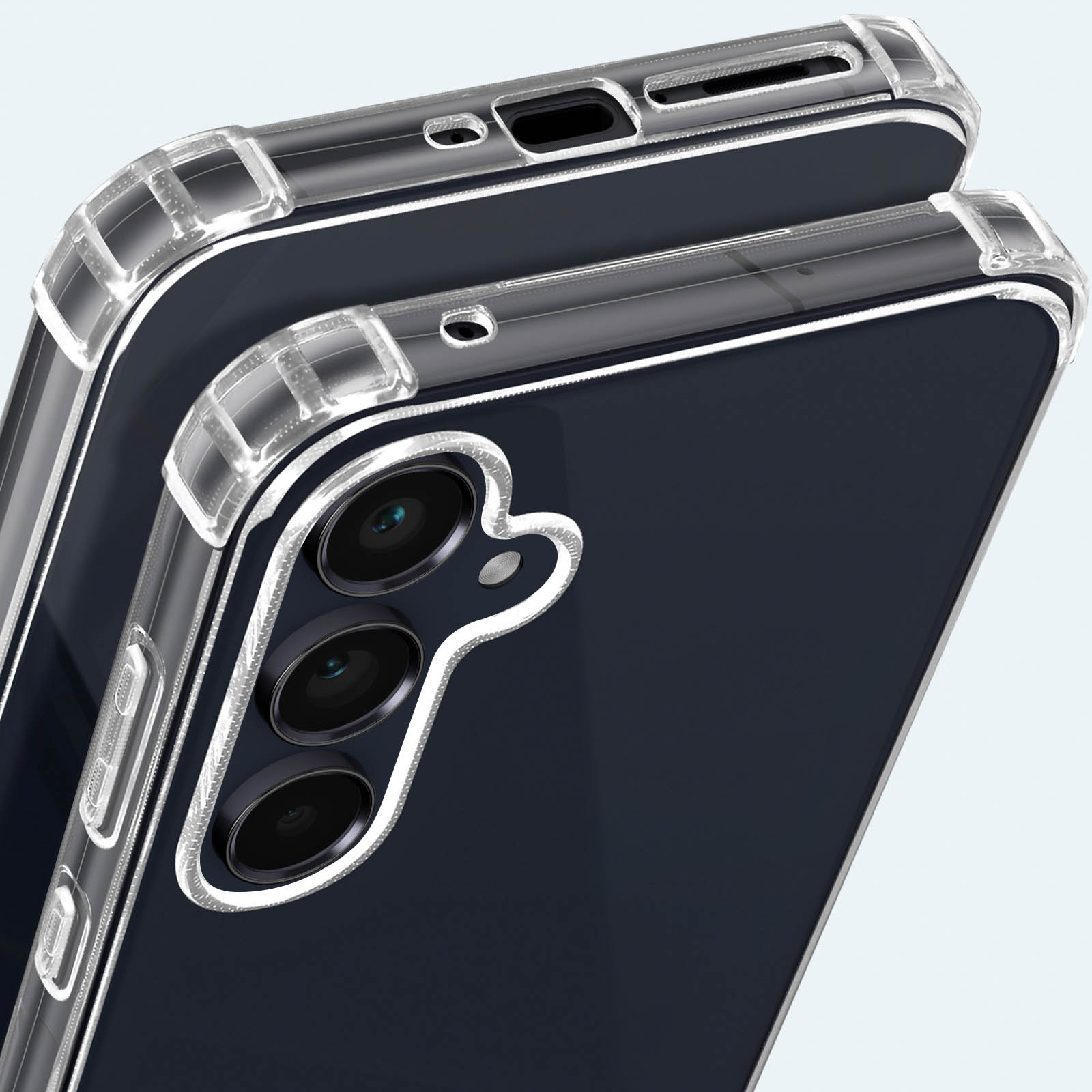 Custodia In Silicone + Vetro Temperato Per Hotwav T5 Max – Nero