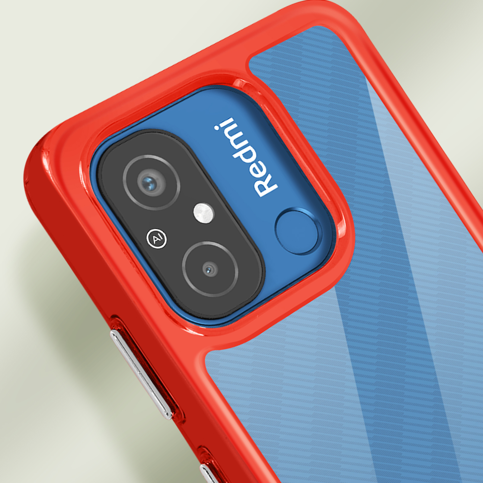 Coque Flip SEAHAI Pour Xiaomi Redmi 12C / 11A – Orange – Translucide + Support