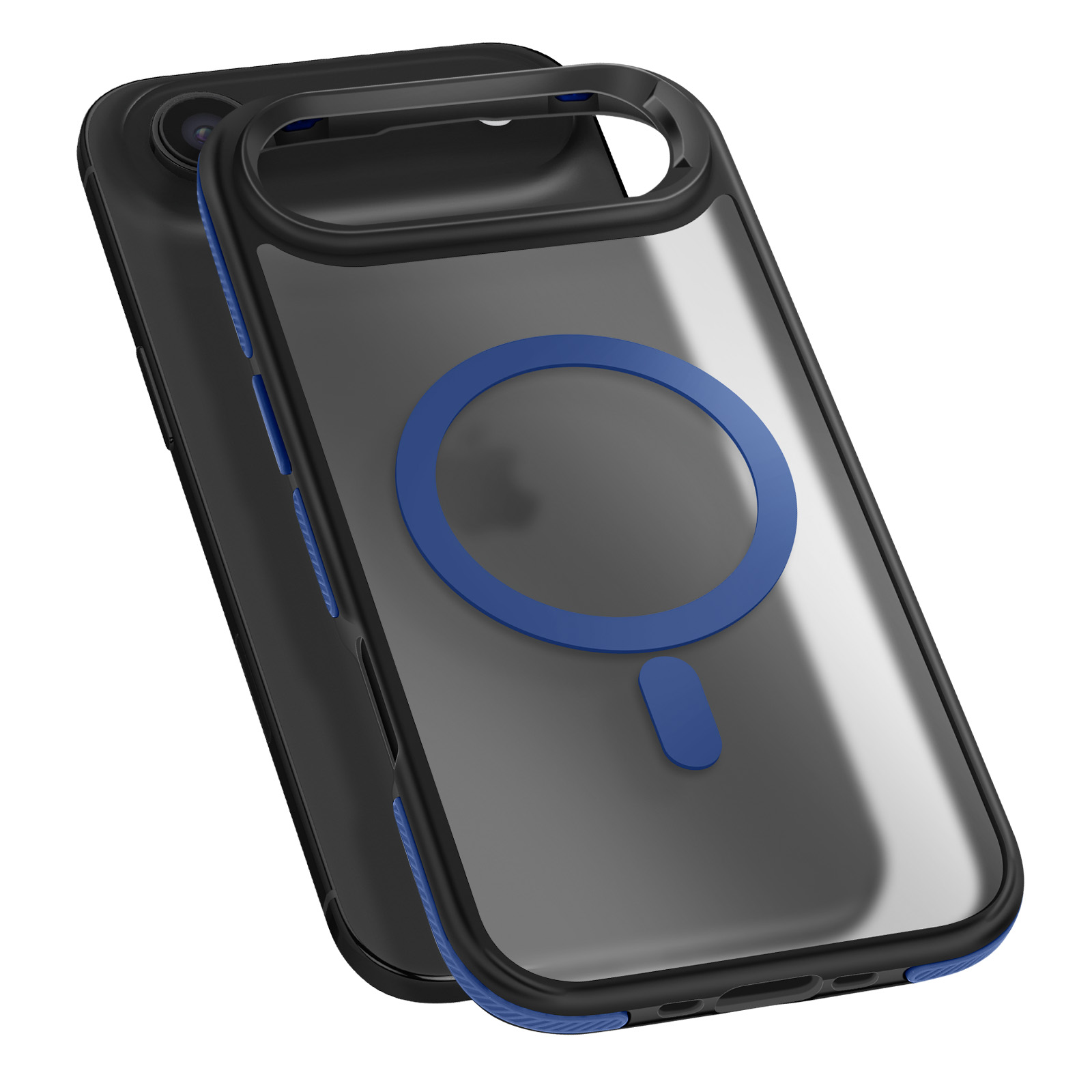 Coque Avizar Pour IPhone Air Série NEO - Plastique Rigide, Coins Renforcés, Couleur Noire - Neuf