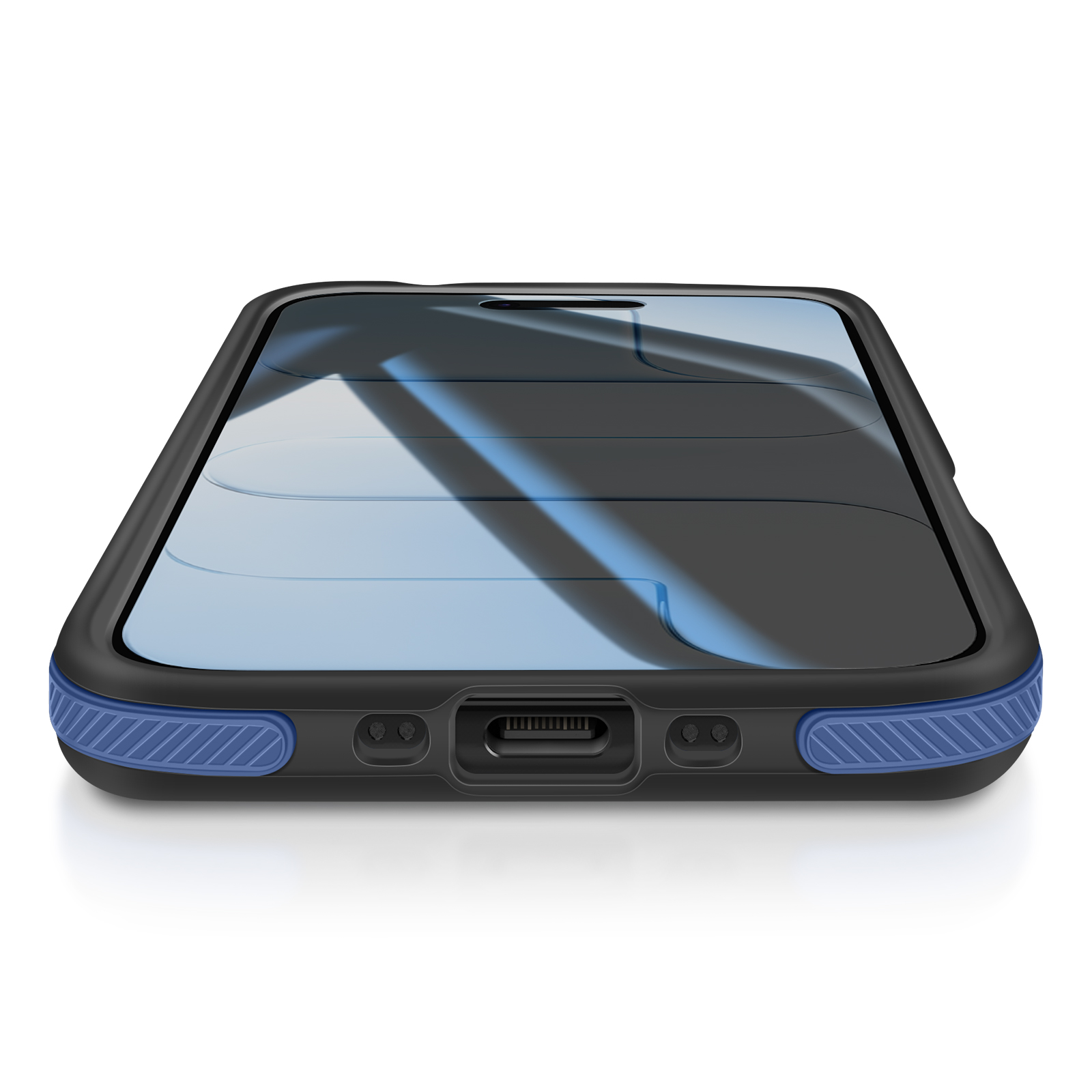 Coque Avizar Pour IPhone Air Série NEO - Coins Renforcés - Plastique Rigide Noir - Neuf