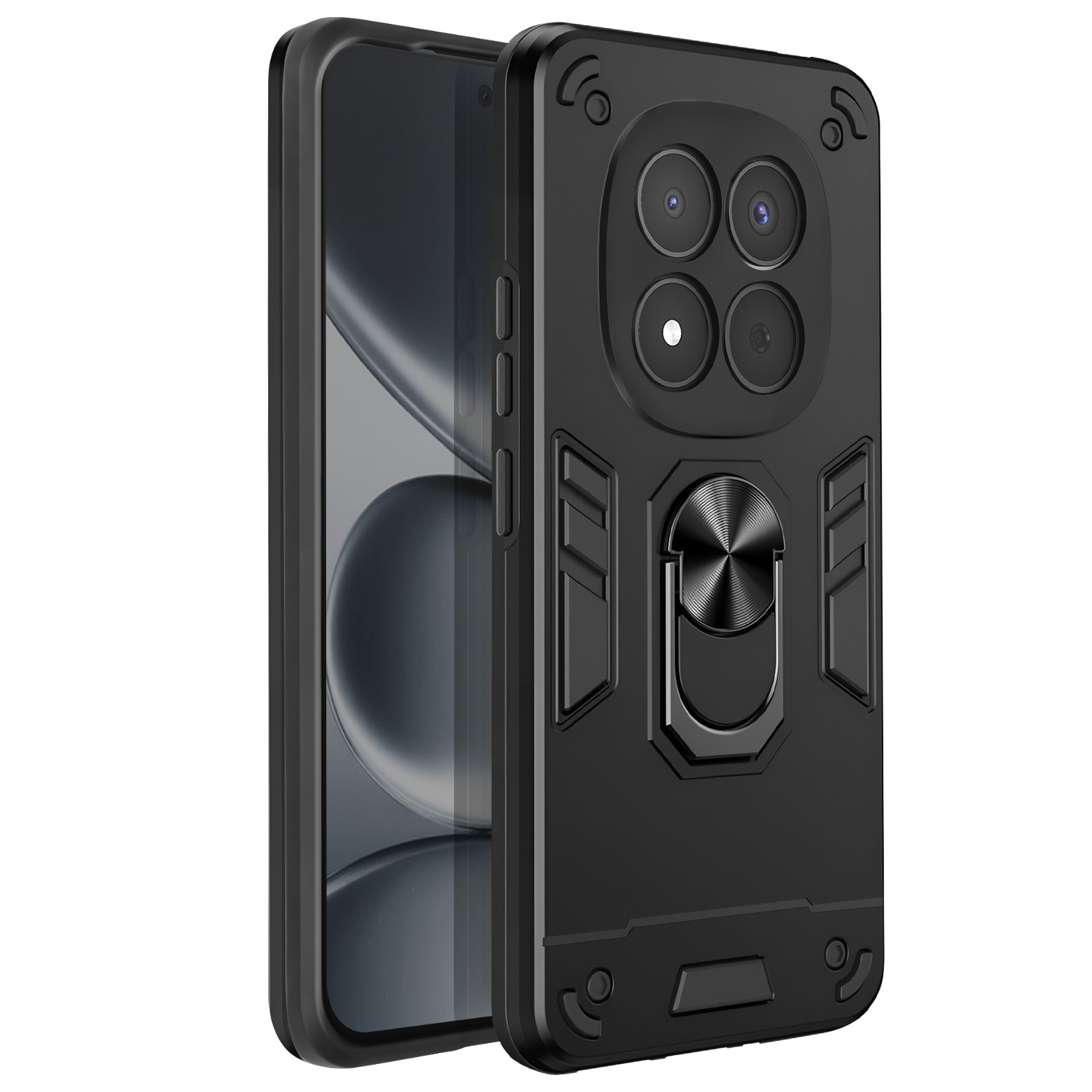 Topme Custodia Per Redmi Note 15 Pro 5G – Silicone TPU, Antiurto, Design Elegante Con Texture Pelle, Colore Arancia