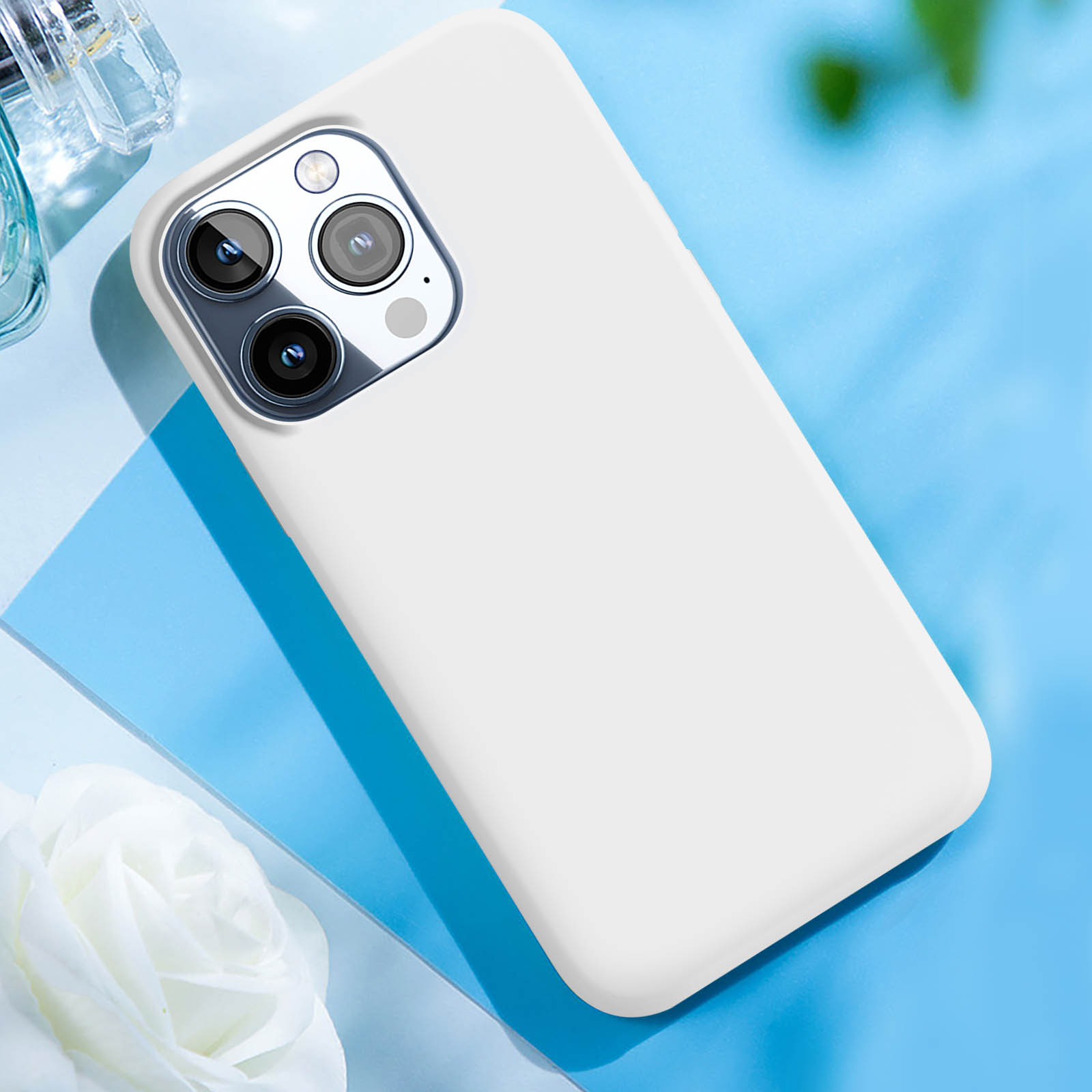 Custodia MagSafe in silicone per iPhone 15 Pro Max - Blu chiaro - (IT