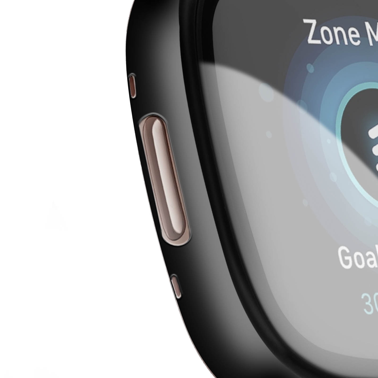 Custodia Paraurti Diamantata Per Fitbit Versa 3 E Sense | Guscio Protettivo Anti-urto | Trasparente