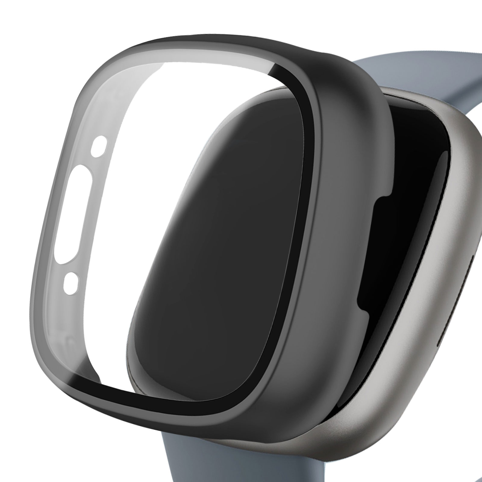 Smart Engineered 4x Pellicola Protettiva TPU Opaca Per Fitbit Versa 2 – Antiriflesso, Autorigenerante, Facile Montaggio A Umido, Made In Germany - 3