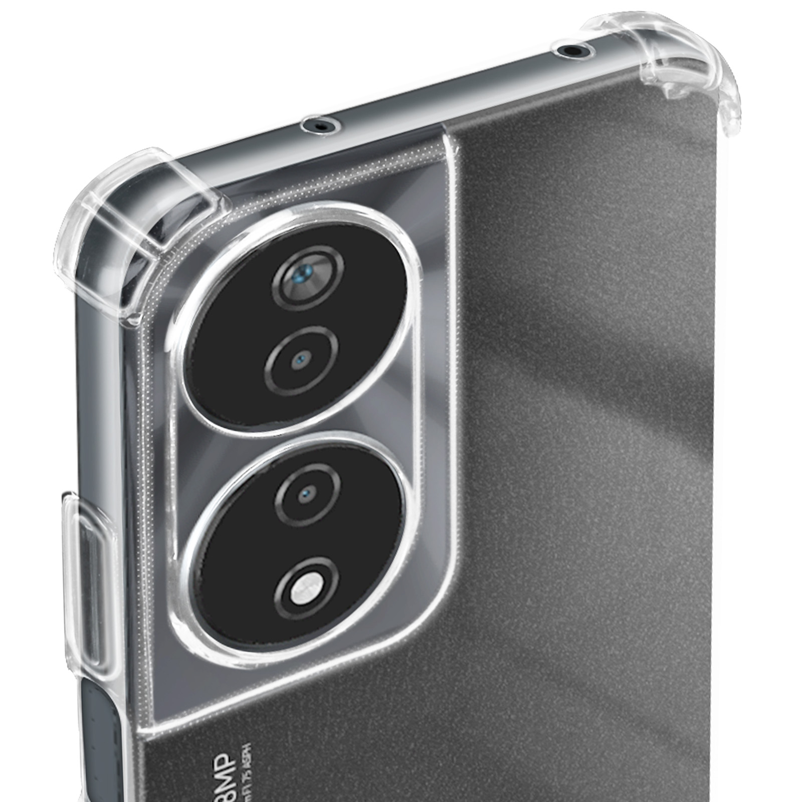 Coque Protectrice Honor 90 Smart Avec Protection Verre Pour Objectif Photo - Noire - SDTEK