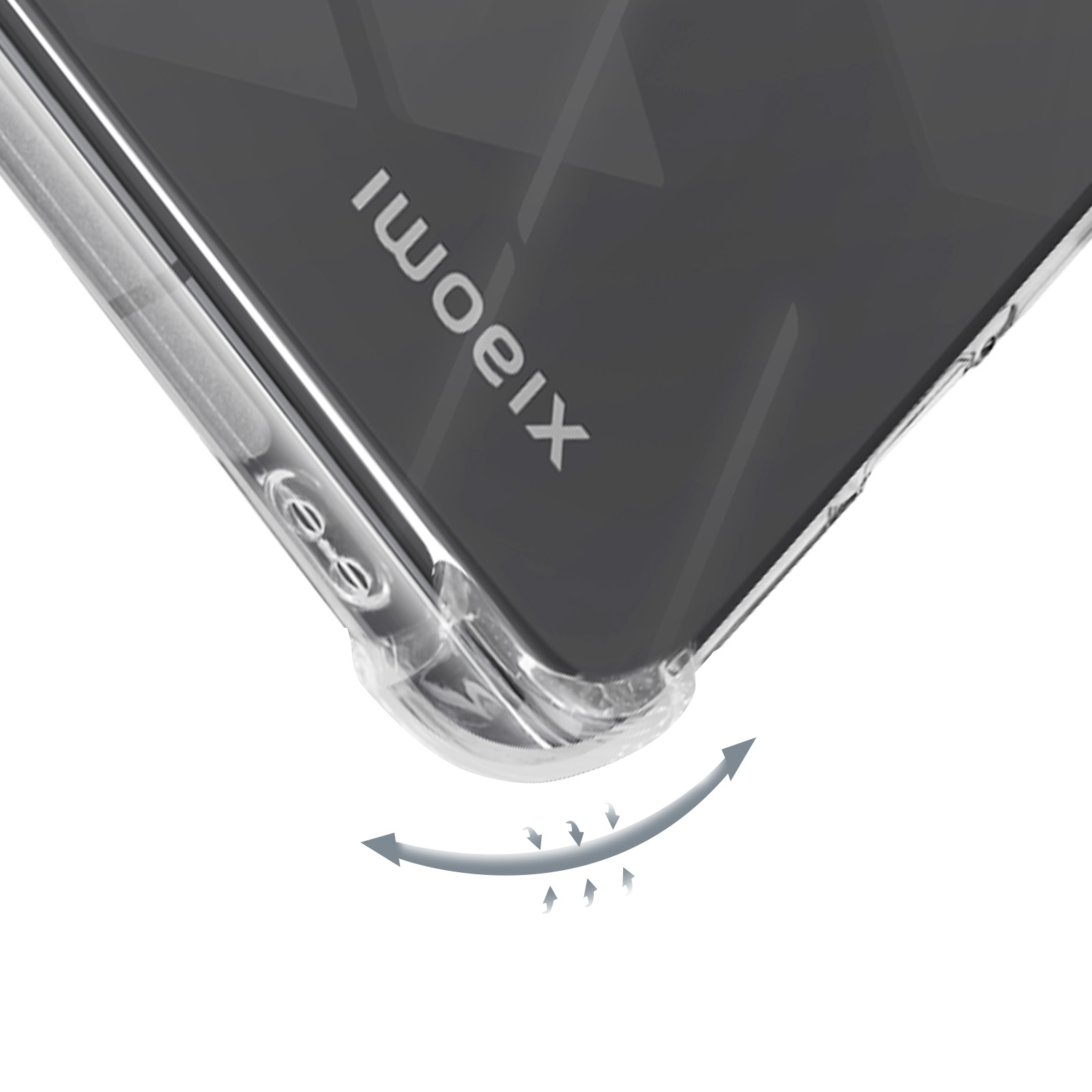 CAXKJE Trasparente Personalizzata Custodia per Doogee Note 58 PRO,con la Tua Foto,Immagine o Scritta Cover,Silicone Case Antiurto Bumper,per Note 58 PRO Cover Personalizzata