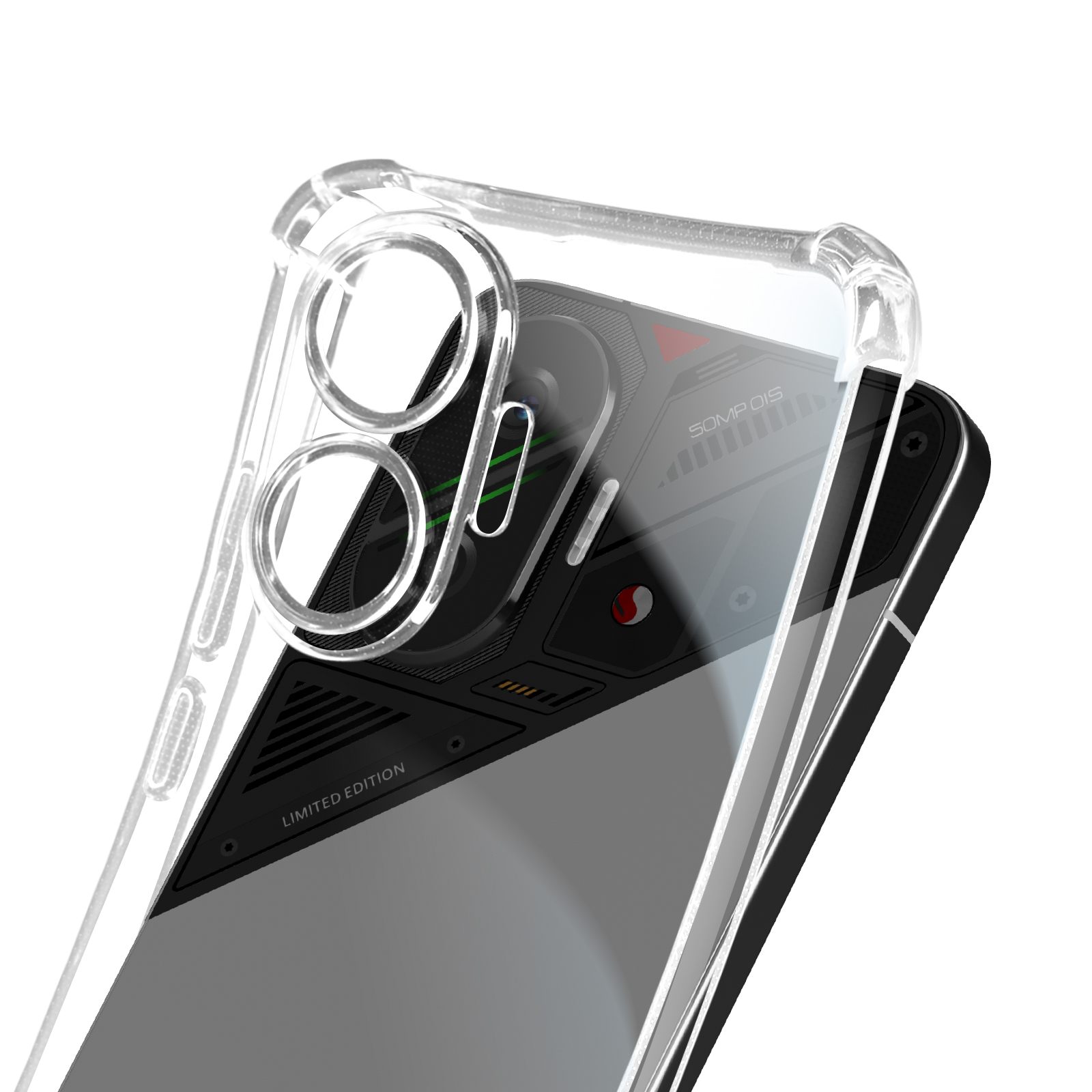 FDHYFGDY Cover per Xiaomi Redmi 15 4G/5G Custodia per Telefono+1x Pellicola Protettiva, Anti-ingiallimento e antiurto, Ultra Sottile Morbido in TPU Custodia Protettiva-Trasparente