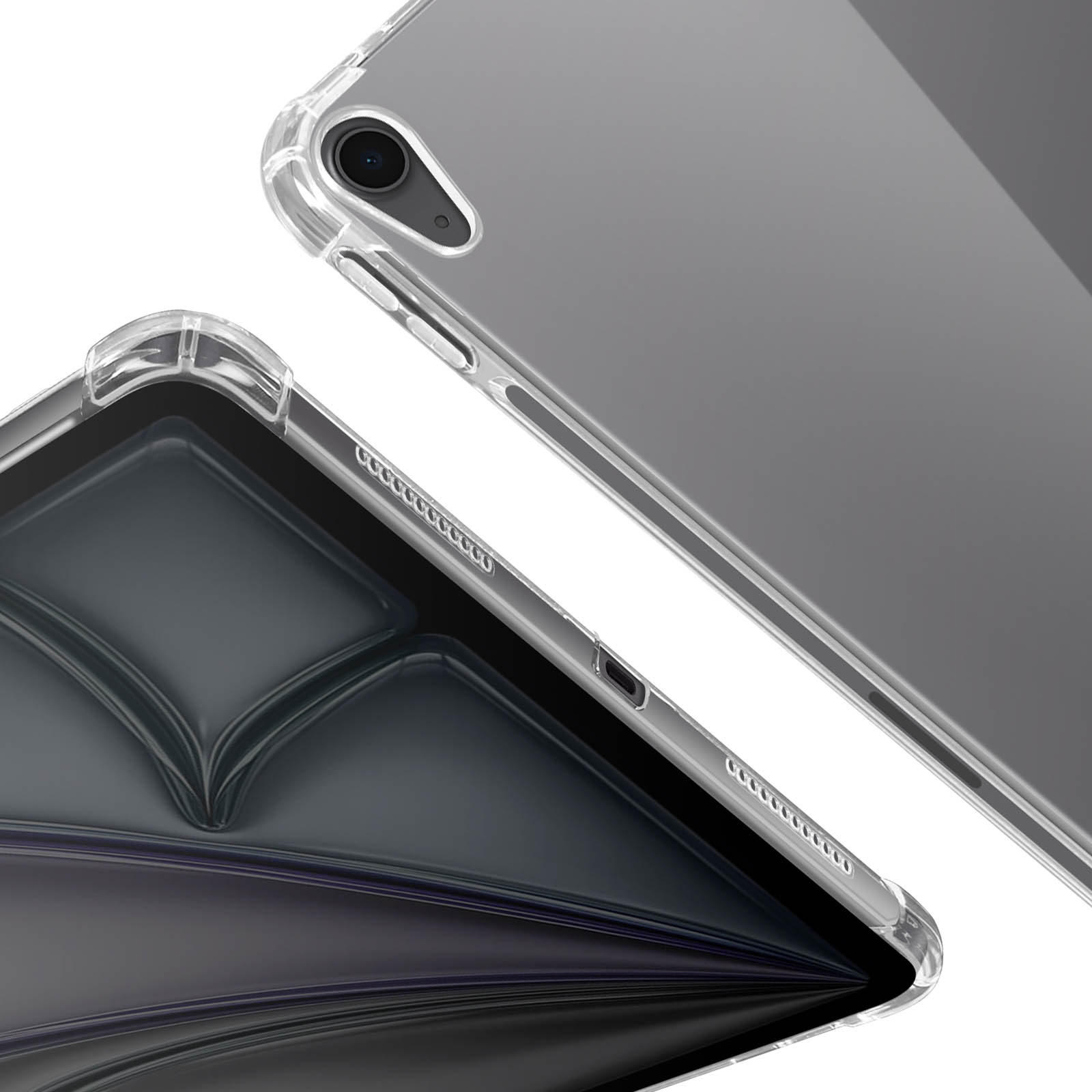 Custodia Trasparente Antiurto In TPU Per IPad – Compatibile Con 5a/6a/7a/8a/9a/10a Gen, Air 4/5, Pro 11, Mini 6
