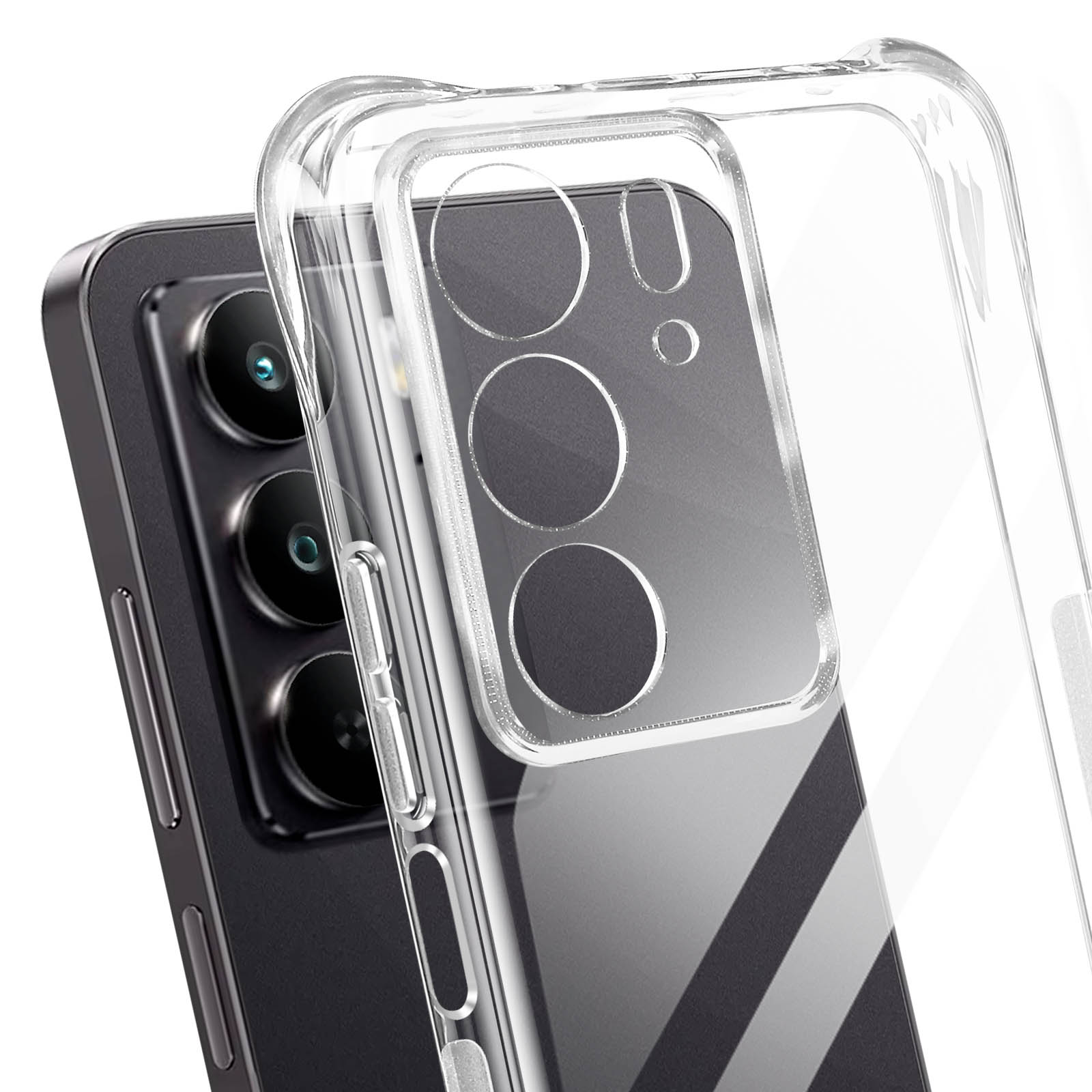 Coque Souple Transparente Anti-choc Pour Realme 7 4G - Marque Novago, Protection Silicone