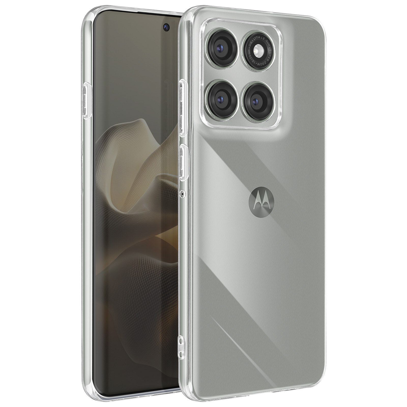 Coque Cristal Transparente Rigide Pour Motorola V6 – Protection 360°