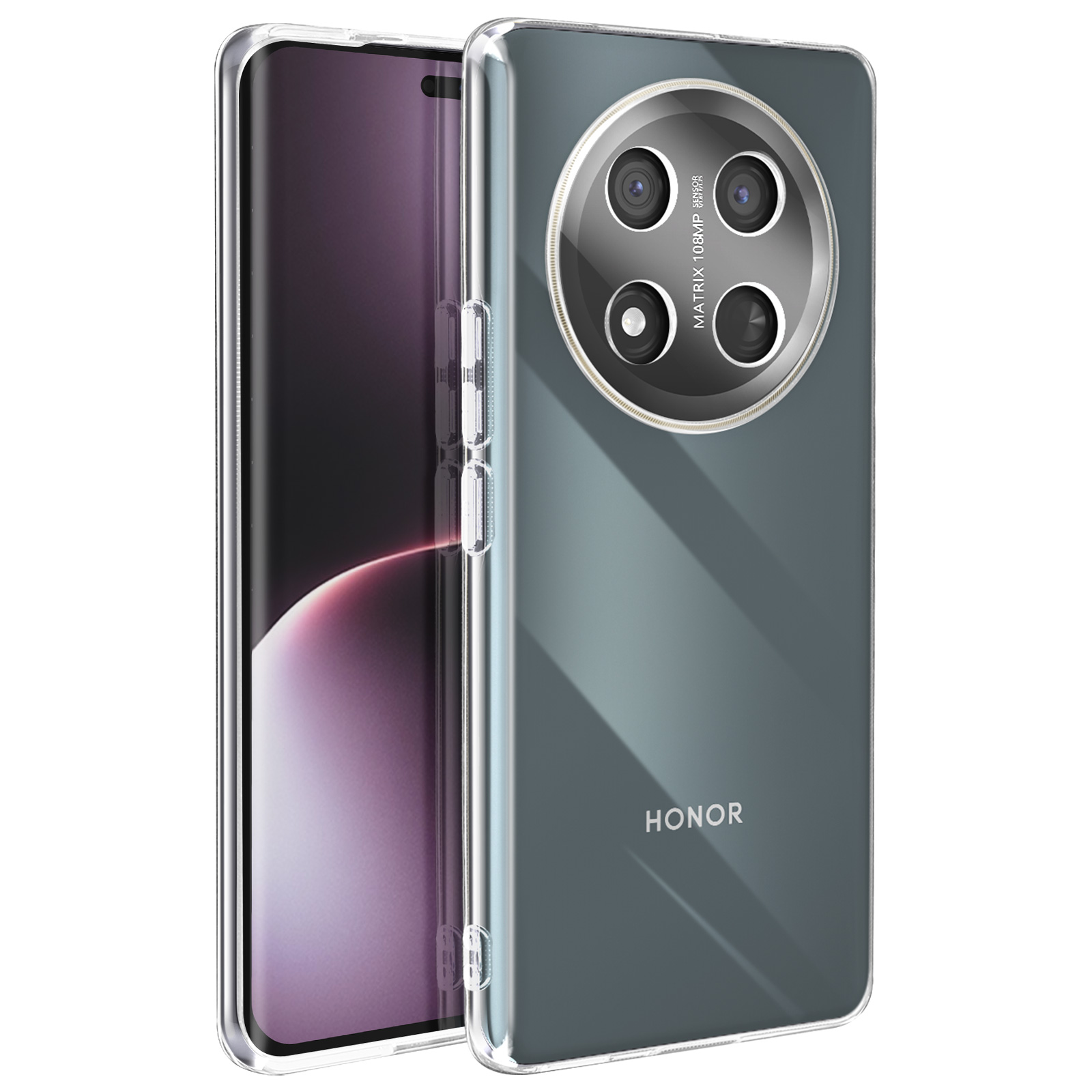 ILING Case For HONOR Magic 7 Lite 5G, Ultra-Thin Elegant Gradient Color - View #4