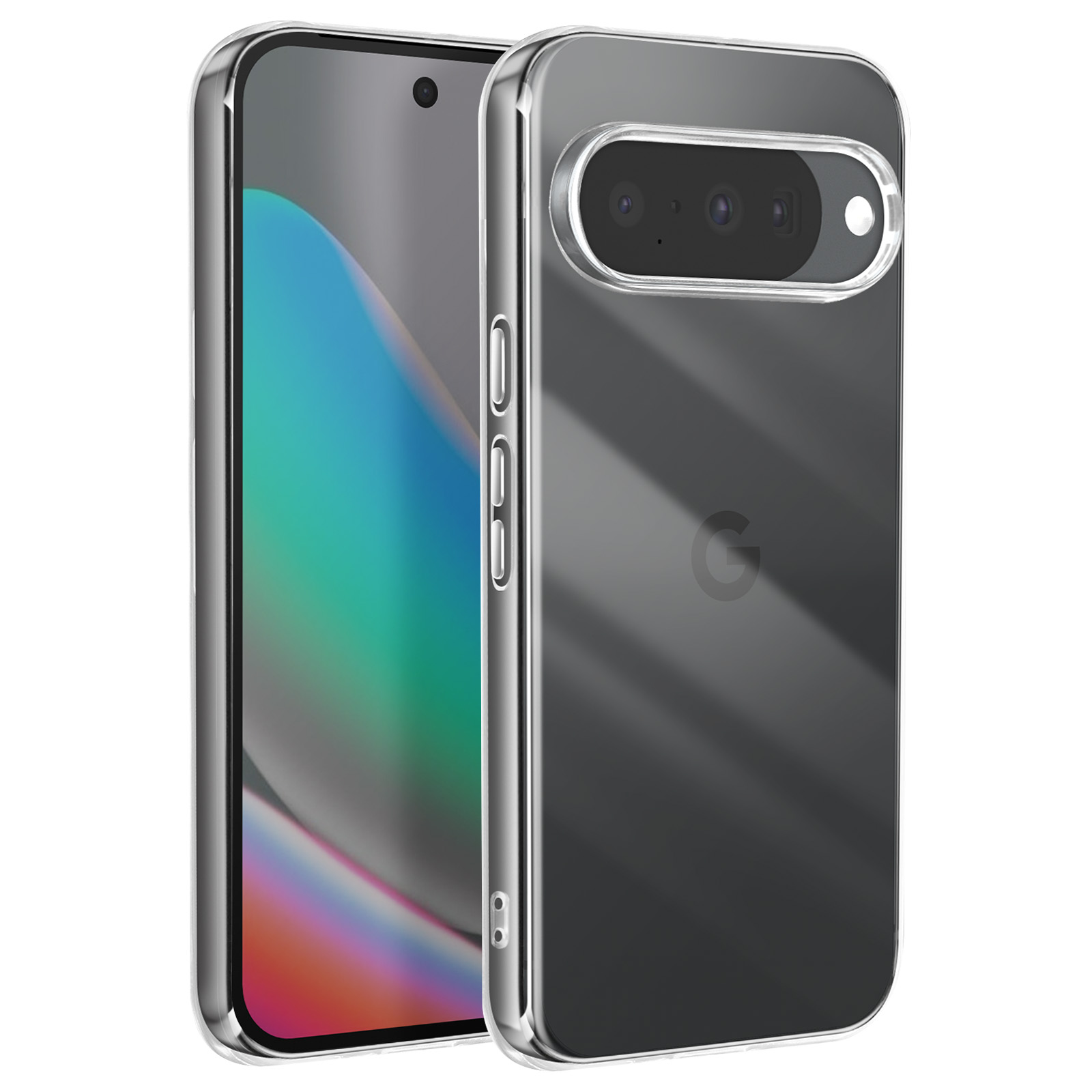PER GOOGLE PIXEL 8A/8PRO/7A/6 Custodia Trasparente Gel Silicone Phone