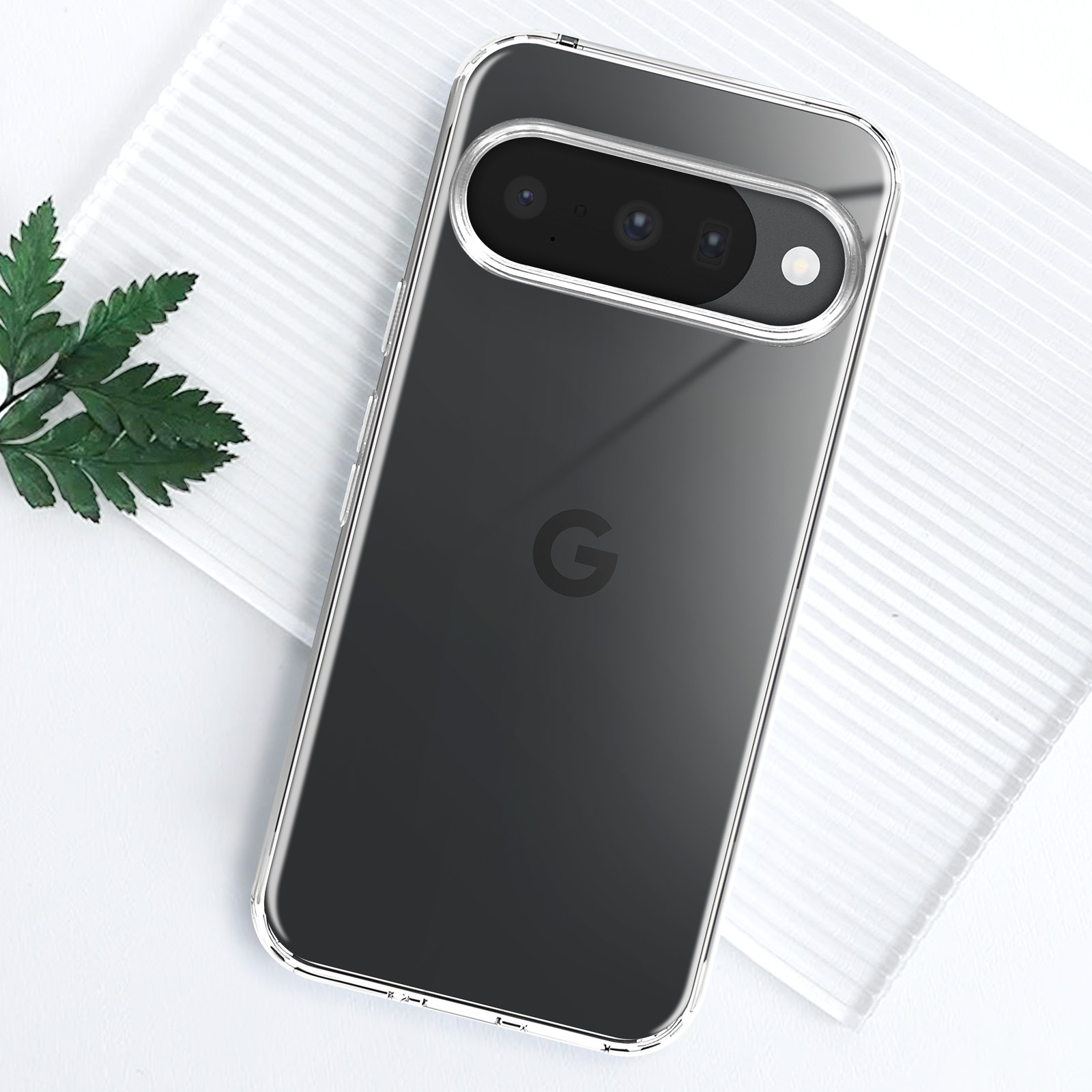 Verco Custodia Trasparente Per Google Pixel 6 – Sottile, Flessibile, Silicone TPU
