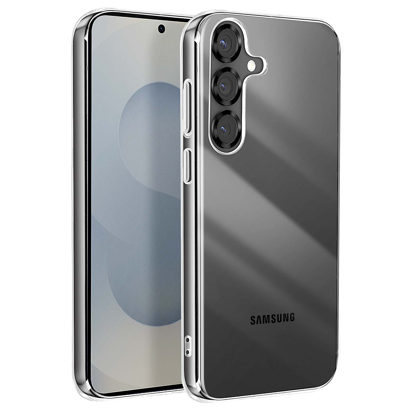 FLLAO Cover Copatibile con Sasung Galaxy A25 5G con 3 Pellicola Vetro Teperato, Custodia