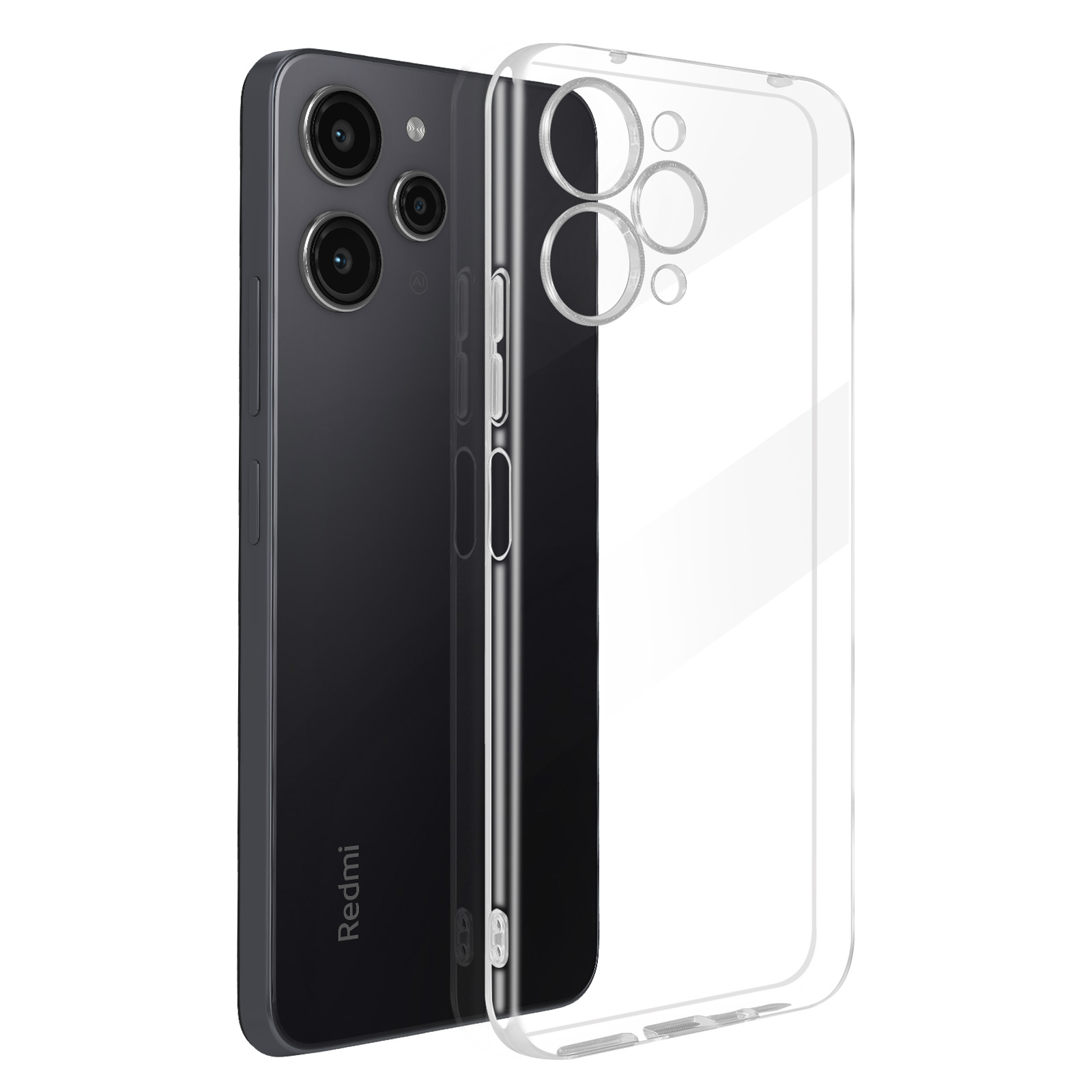 Custodia XINYEXIN Trasparente Per Xiaomi Redmi Note 12S 4G - TPU Ultrasottile, Antiurto, Antigiallo, Flessibile - 3