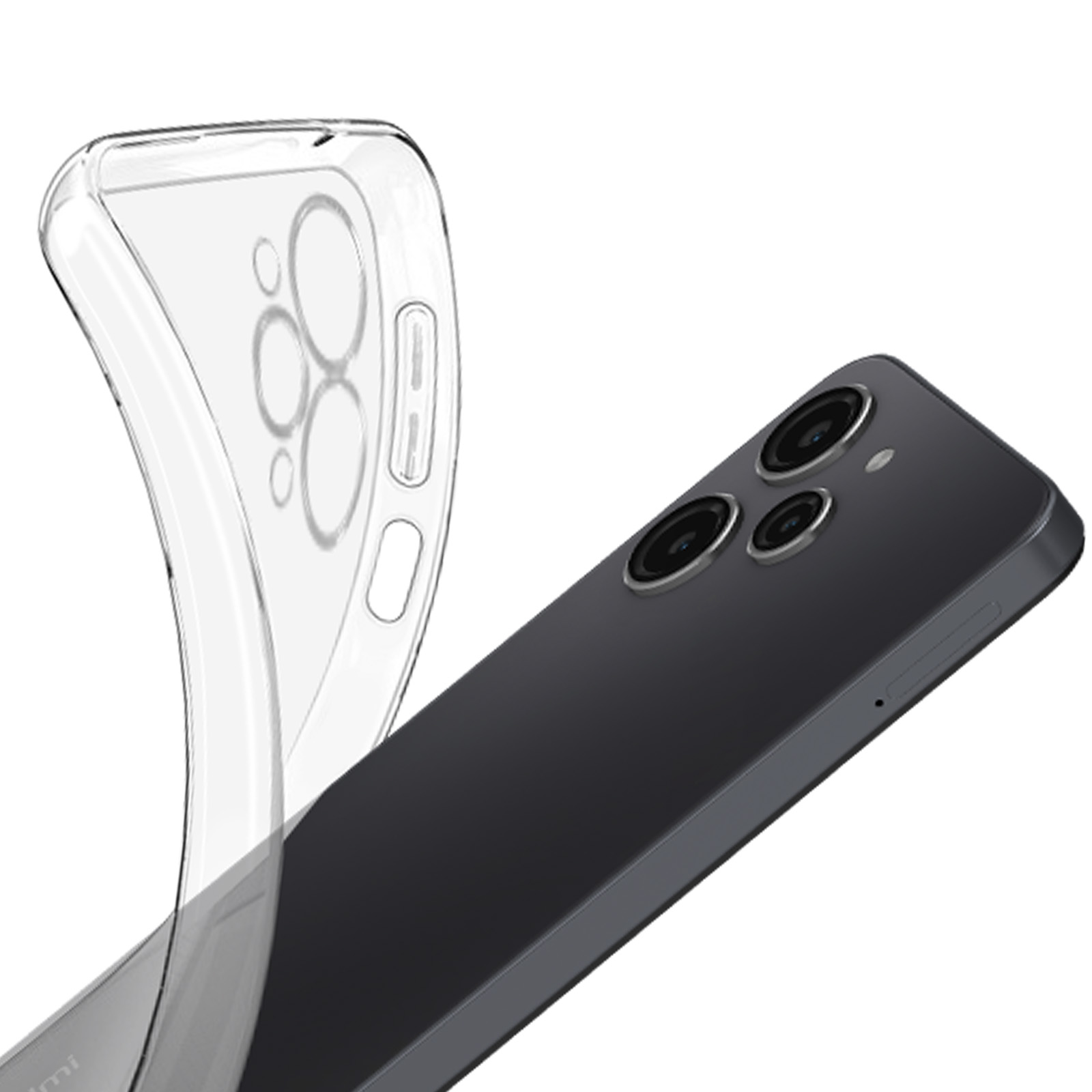 Custodia XINYEXIN Trasparente Per Xiaomi Redmi Note 12S 4G - TPU Ultrasottile, Antiurto, Antigiallo, Flessibile - 4