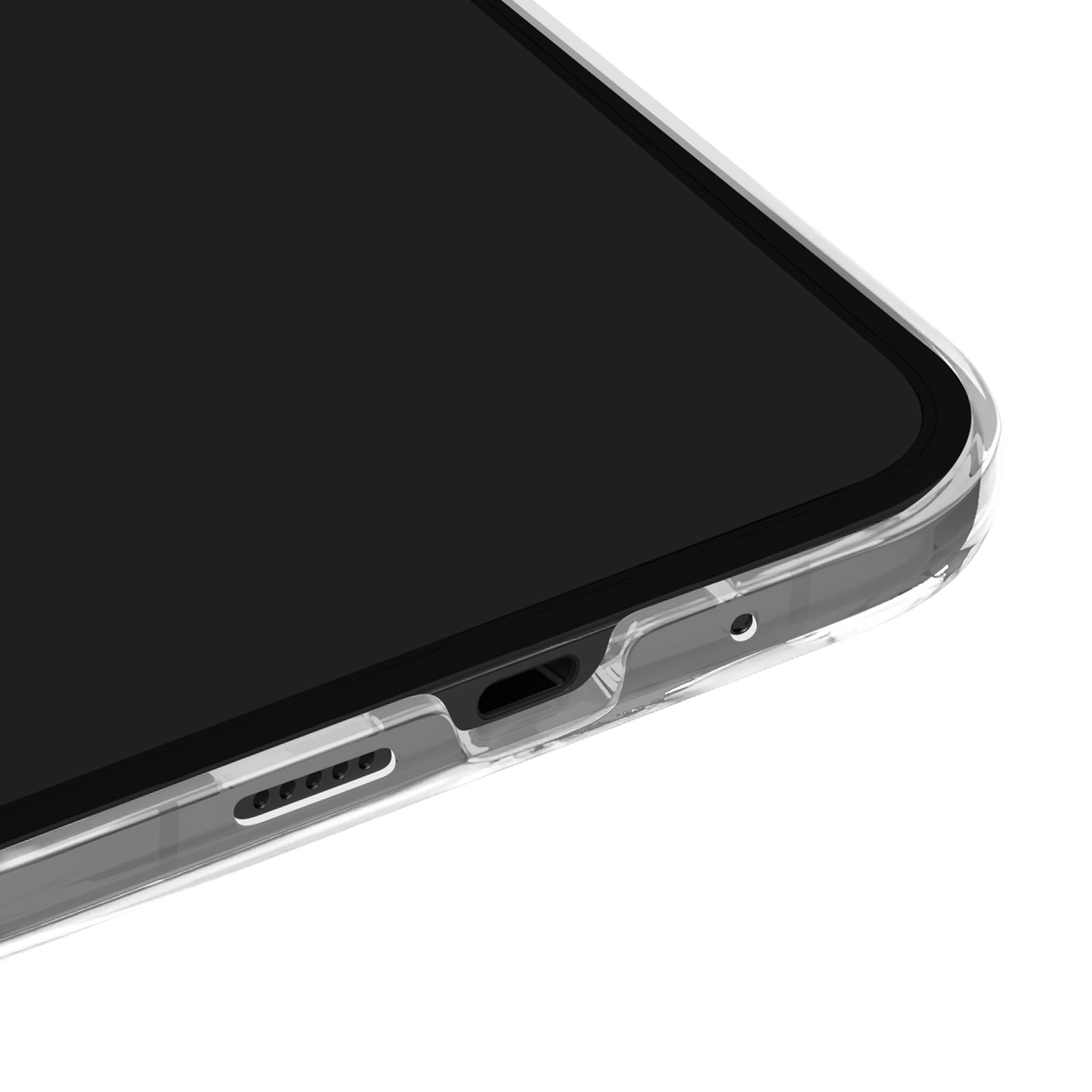 fitBAG Folk Nero per Samsung Galaxy Z Fold 3 Custodia per Cellulare Pelle Scamosciata con Imbottitura in Microfibra | Accessorio con Funzione di Pulizia | Made in Germany
