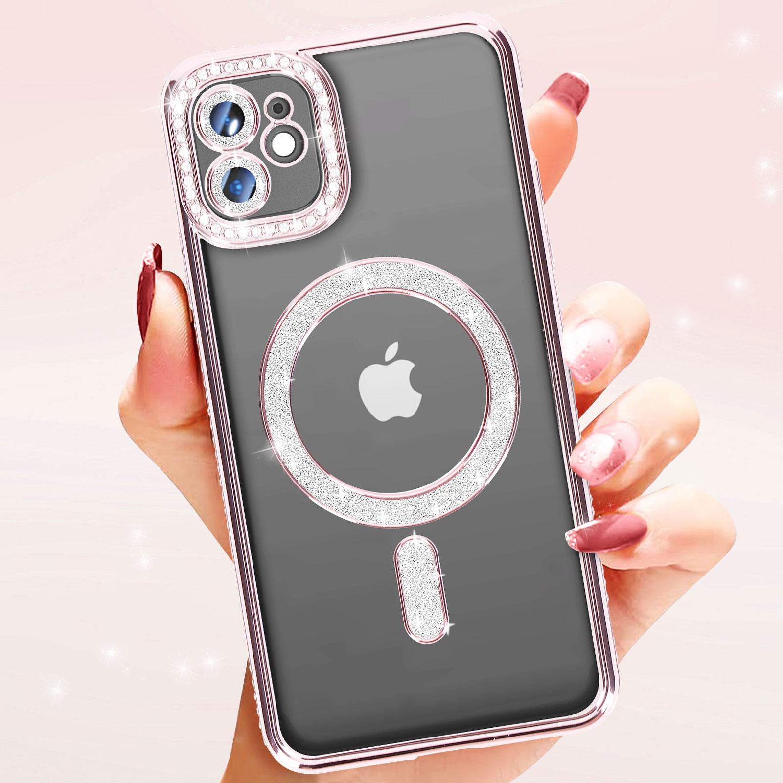 Custodia per cellulare con strass di lusso con diamanti per