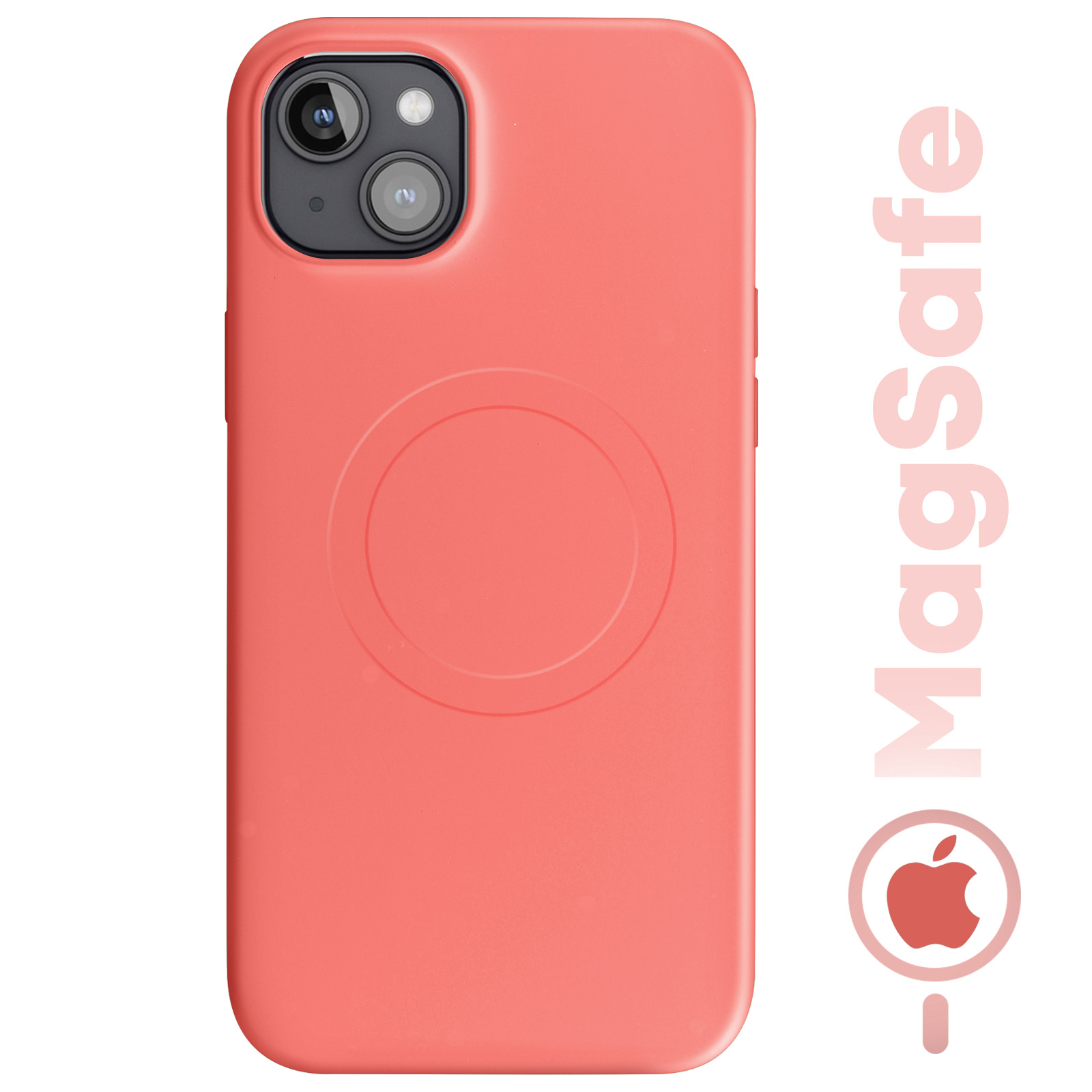 YINLAI Custodia Per IPhone 15 Plus 6,7'' - Compatibile MagSafe, Magnetica, Trasparente Opaca - Antiurto, Sottile, Con Protezione Fotocamera - Colore Nero/Rosa - 5