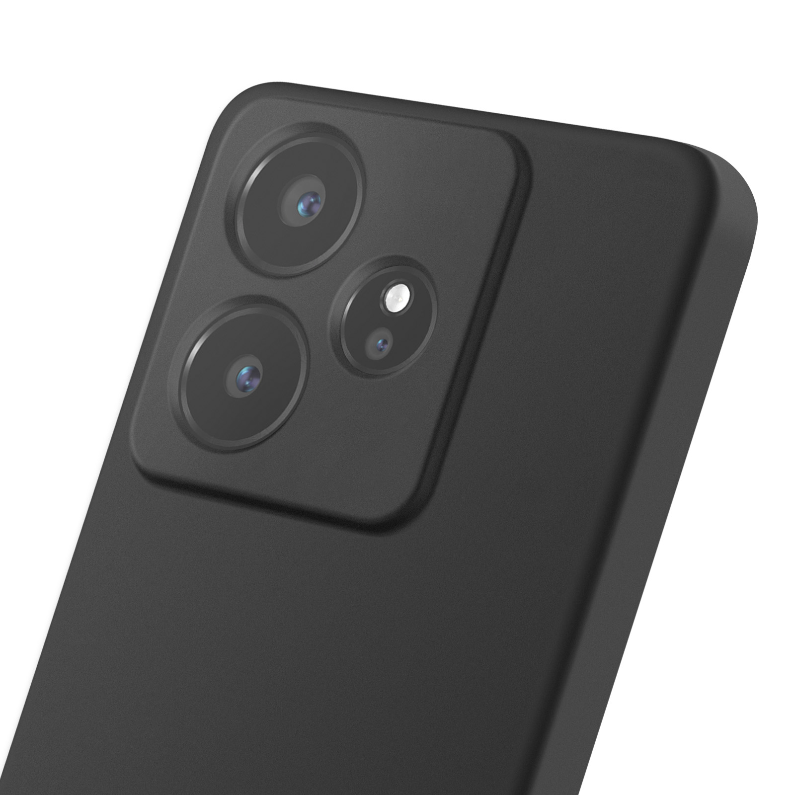 AICEK Compatible con Realme 7 PRO Cover, Trasparente Silicone Custodia Protettiva Molle di TPU Bumper Case Sottile