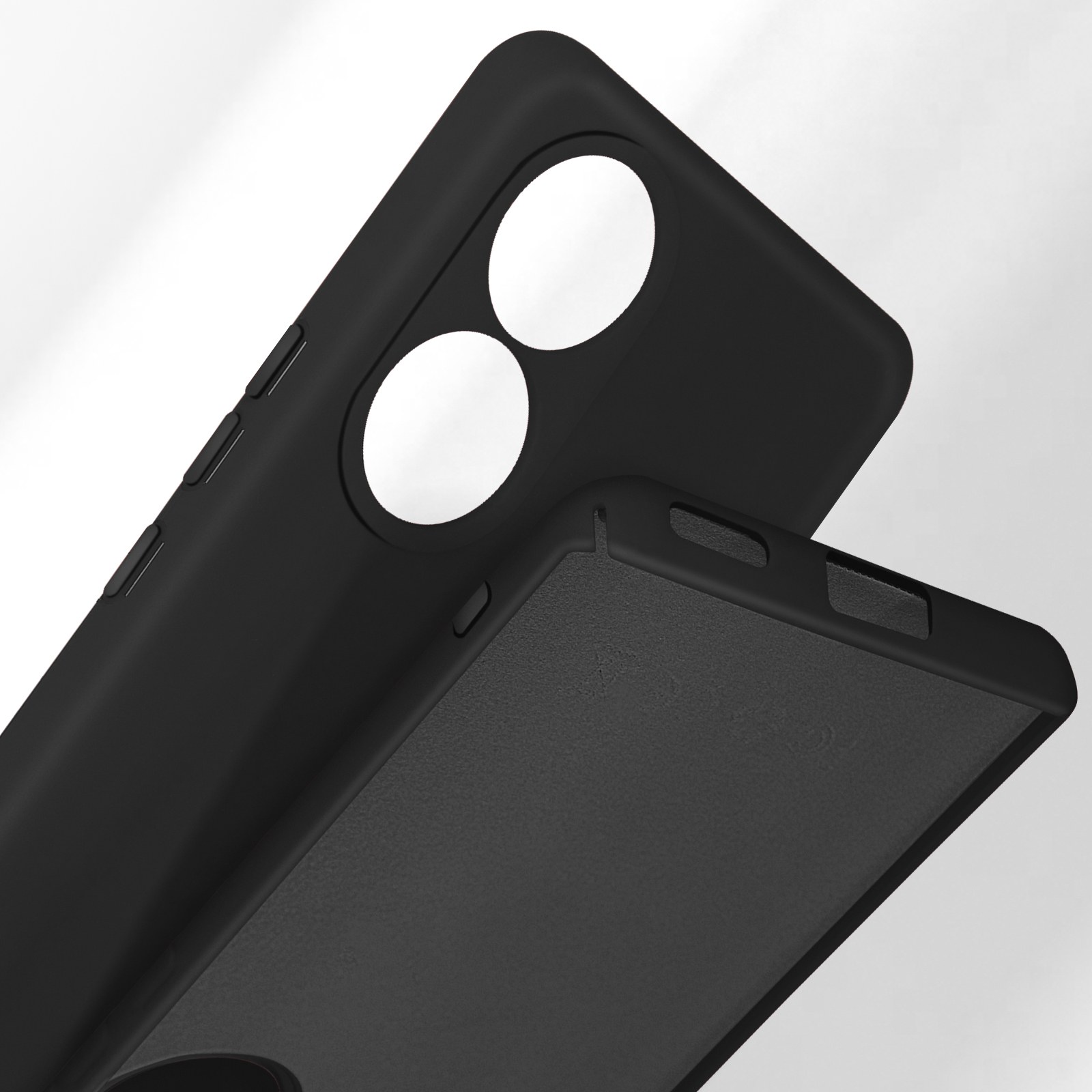 Custodia Protettiva In Silicone TPU Per Huawei Honor 50 5G / Nova 9 - Cover Completa Antiurto, Bordi Rialzati, Antipolvere - Colore Nero - 5