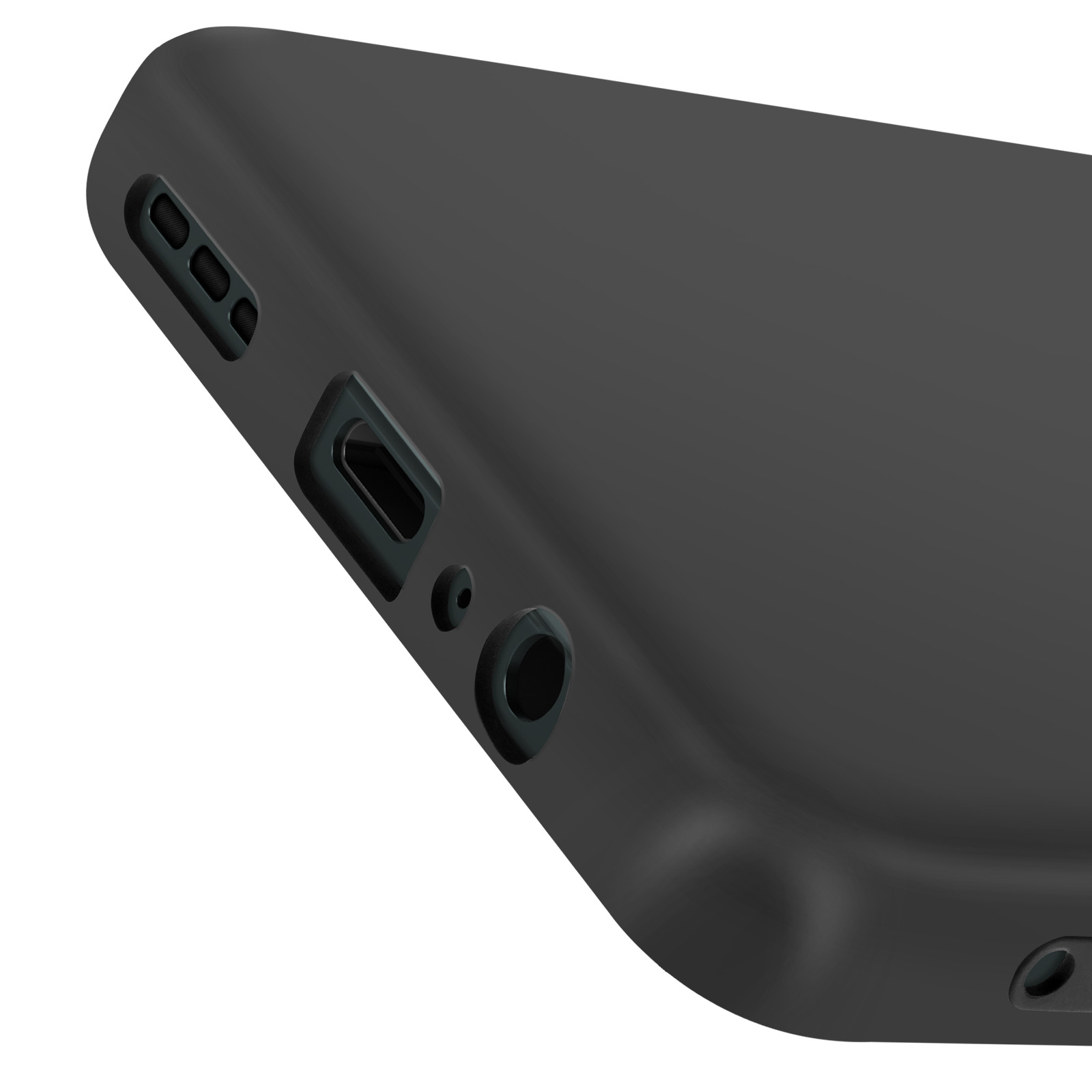 Cover Motorola Moto G55 Semirigido Soft-touch Nero - Italiano
