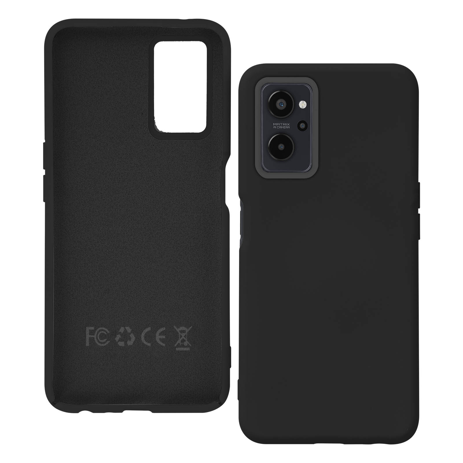 Topme Custodia In Silicone Per OPPO A76 / A96 (6.56″) – Cover Morbida Con Retro Spazzolato, Protezione Anticaduta – Blu - 4
