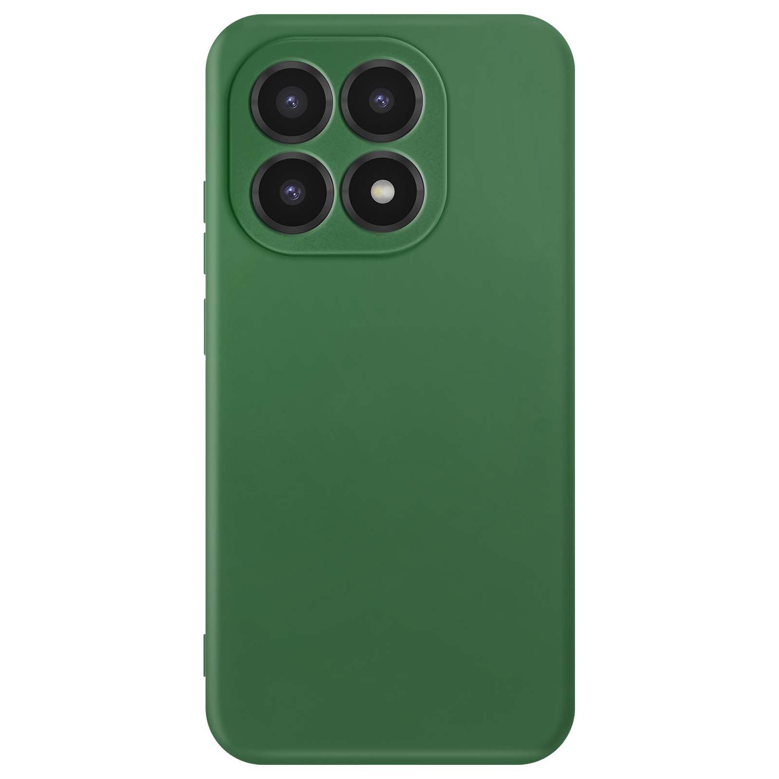 BoerHang Custodia Protettiva Per Xiaomi Poco M5s - Doppio Strato TPU+PC, Con Anello E Supporto Magnetico (Verde Scuro) - 2