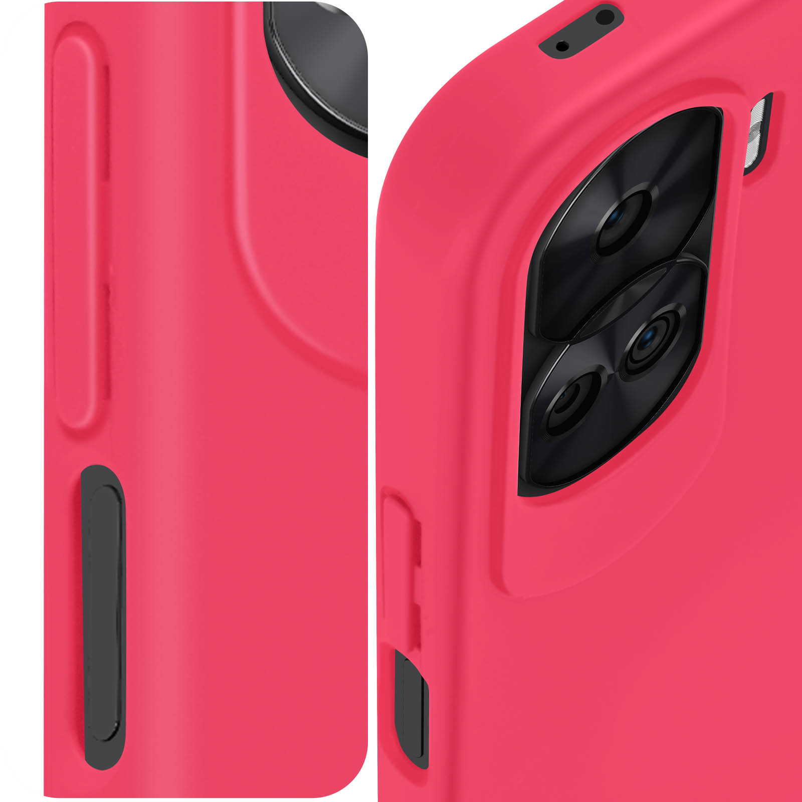 Cover soft-touch per Honor 90, serie Fast Cover fucsia - Italiano