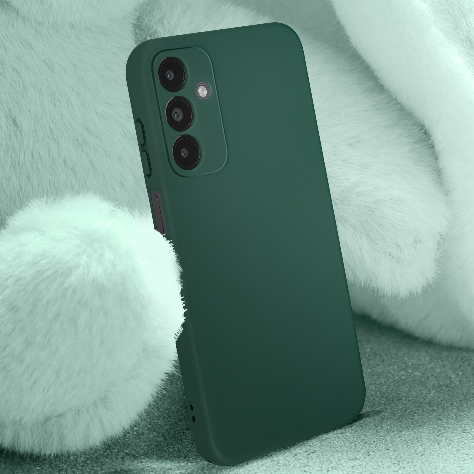 TECHGEAR Custodia a portafoglio in pelle per Galaxy A15 5G, custodia protettiva a portafoglio [blocco RFID] con porta carte di credito, supporto e cinturino da polso, in pelle PU nera con chiusura