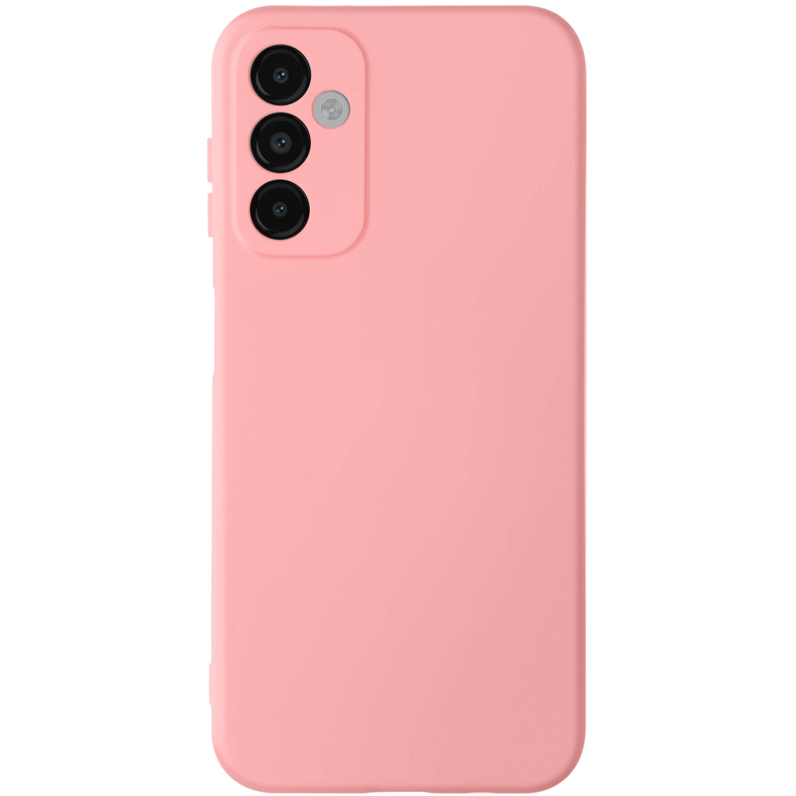 Fast Cover Silikon Handyhlle fr Samsung Galaxy A14 5G und A14 4G,  Schutzhlle mit Soft-Touch Design  Zartrosa - German