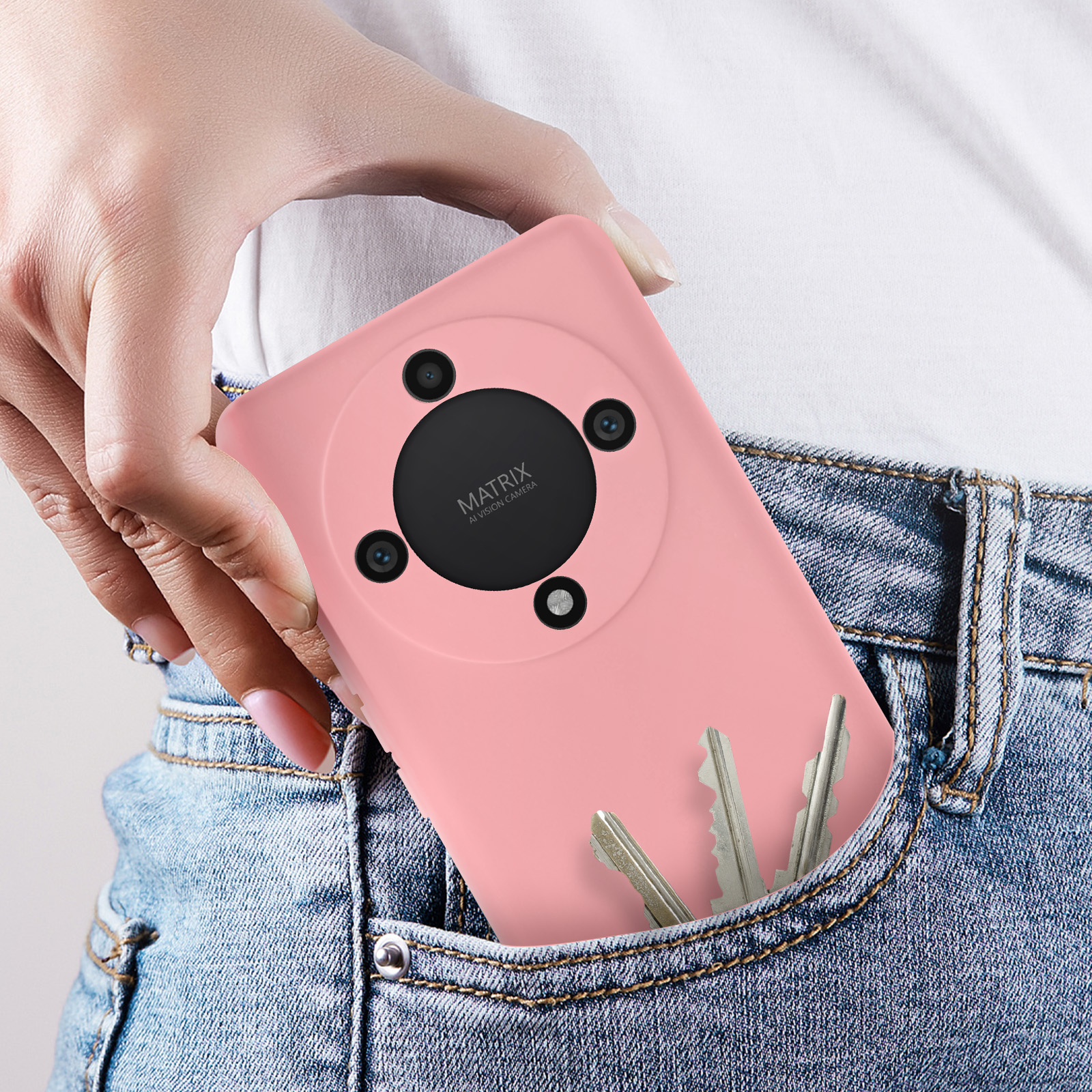 Custodia Trasparente Anti Ingiallimento Per Honor Magic 5 Lite 5G – Morbida TPU Con Angoli Rinforzati, Supporta Ricarica Wireless - 2