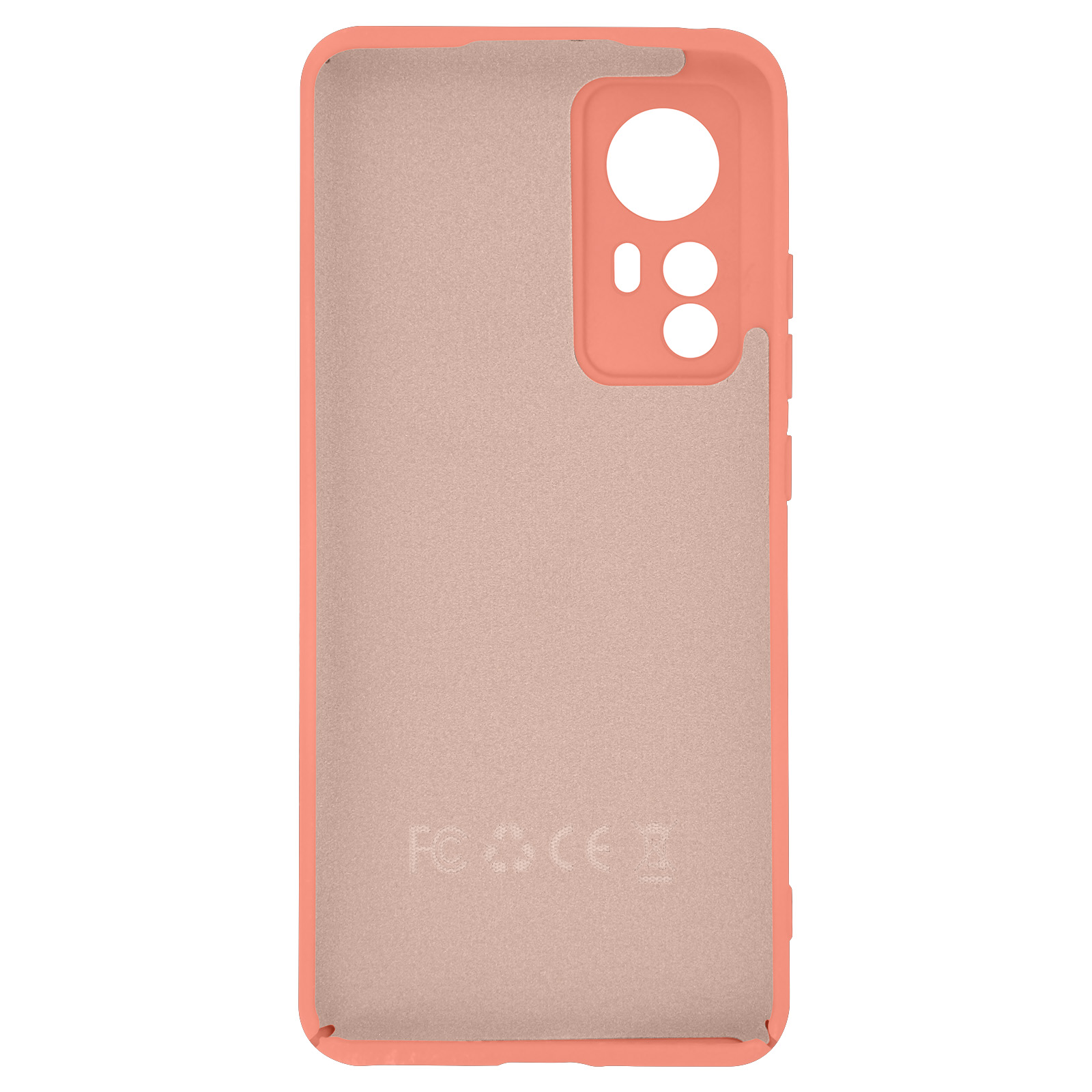 Coque ATISIJIE Pour Xiaomi 12 Pro – Silicone TPU Motif Cœur – Blanche – Protection Complète