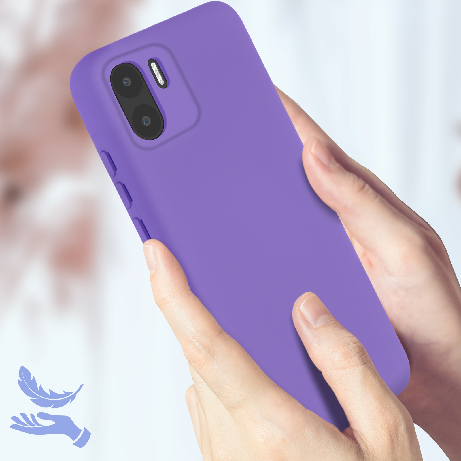 Cover Con Cordino Per Xiaomi Redmi A1 - Custodia Antiurto