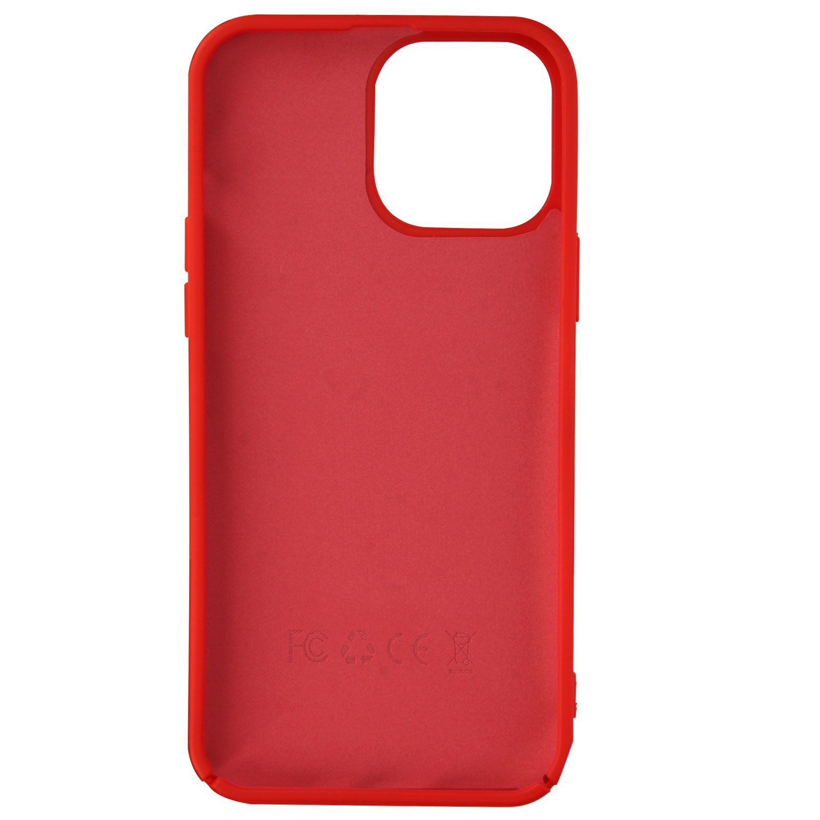 Custodia In Gomma TPU Per IPhone 13 Pro Max – Morbida, Antiurto, Airbag Angolari, Colore Rosso, 6.7 Pollici