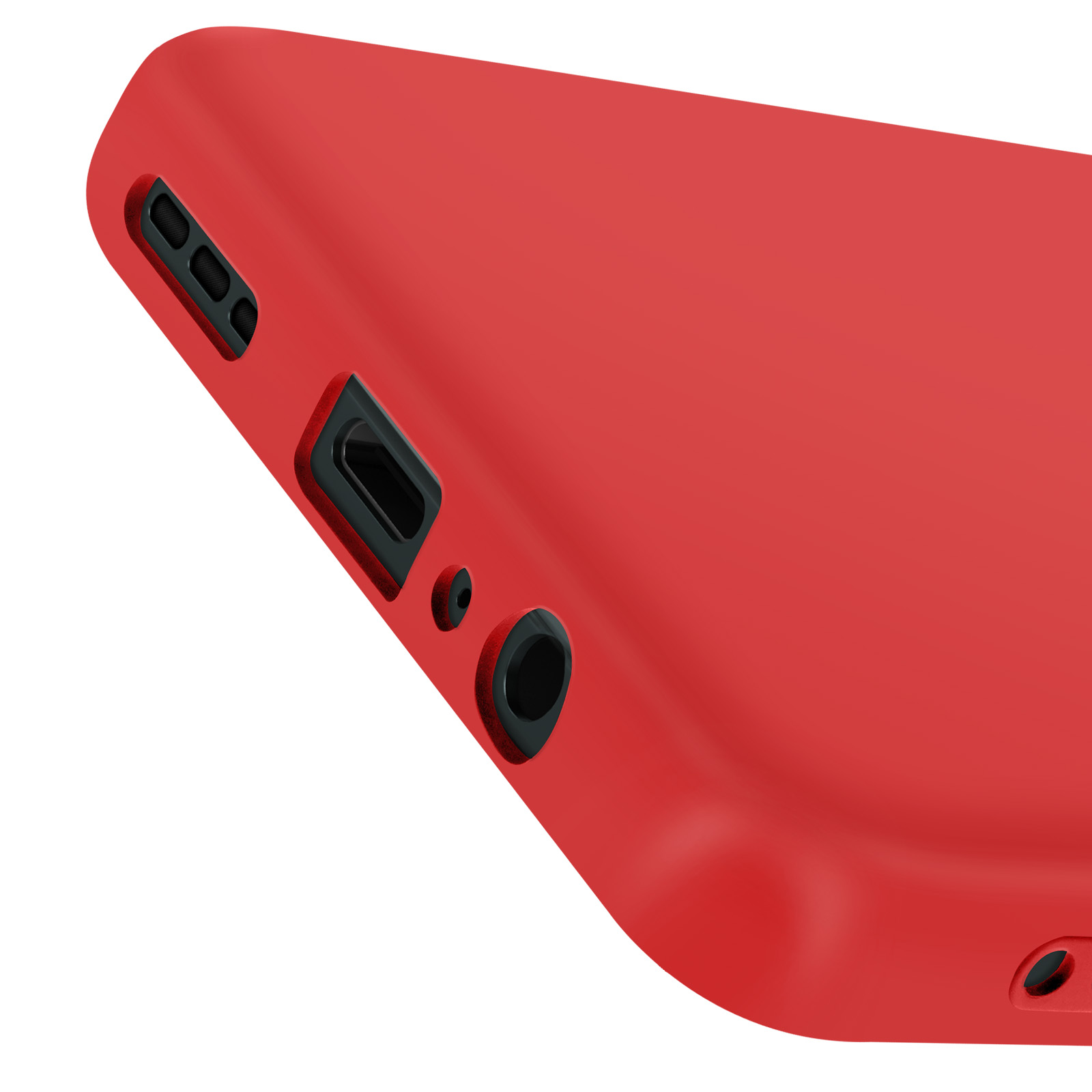 Coque Bumper Mince Et Protection Pour Motorola Moto G5 Plus - Rouge Mat - König Design - Neuf