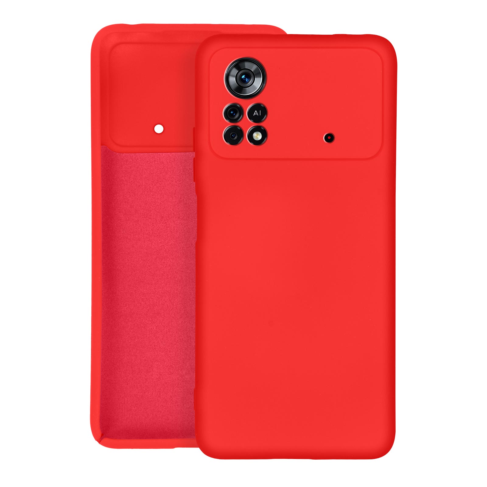Bravoday Hülle Für Xiaomi Poco X4 Pro 5G – PU-Ledertasche Mit Kartenfach, Kickstand & Magnetverschluss, Weinrot